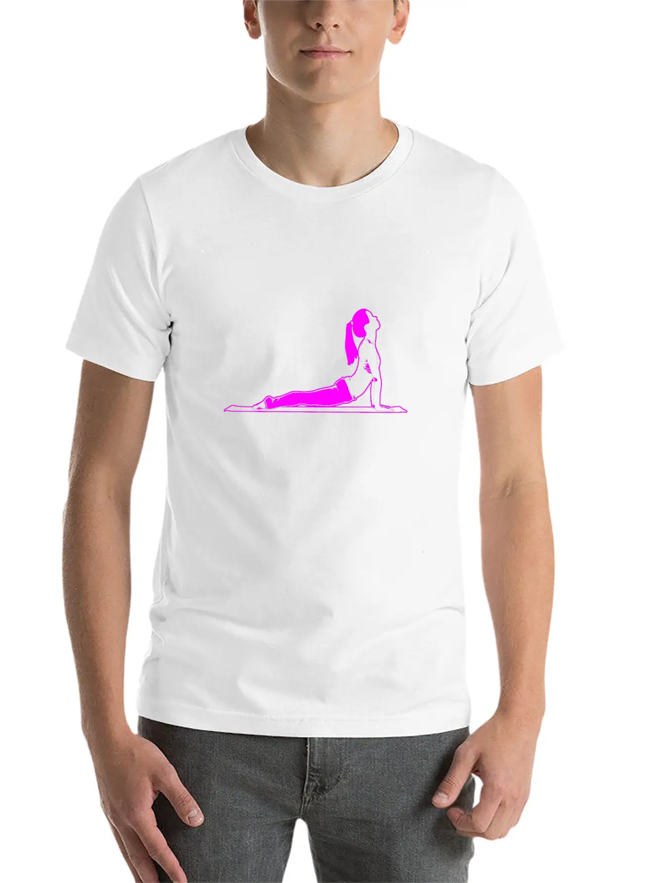 Yoga Teacher Comfortable Minimalist Graphic Tee – Summer Style Essential
