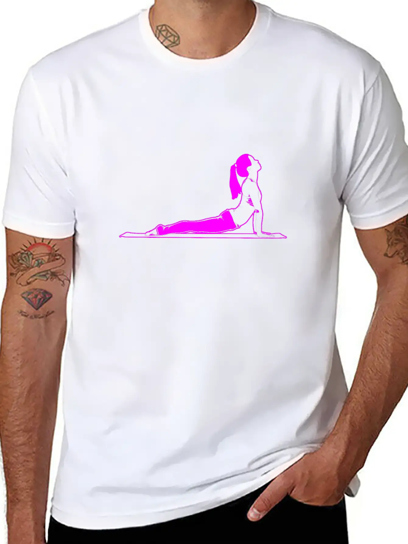 Yoga Teacher Comfortable Minimalist Graphic Tee – Summer Style Essential