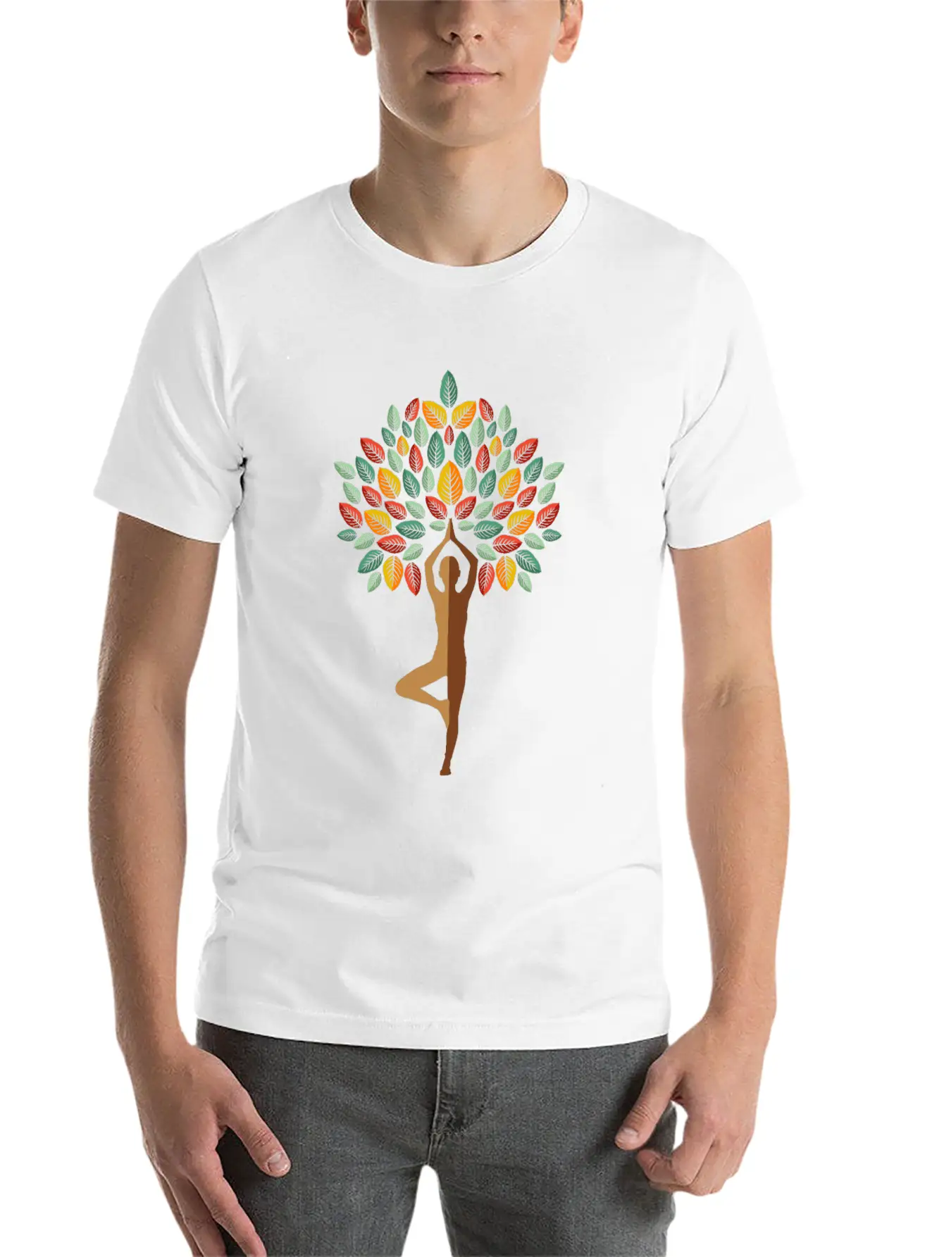 Yoga Tree Yoga Instructor Gift Basic Graphic T-Shirt – Daily Comfort In Soft Cotton