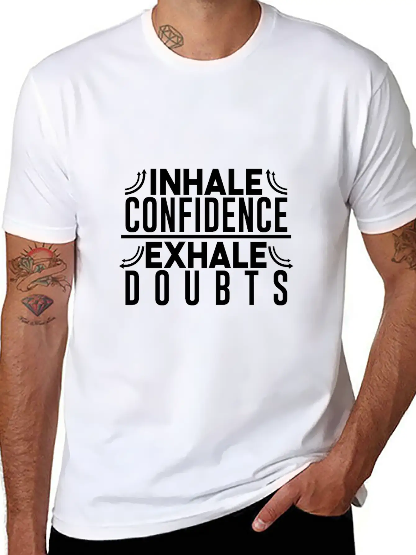 Yoga Unisex Short Sleeve Soft Cotton T-Shirt – Casual Everyday Wear