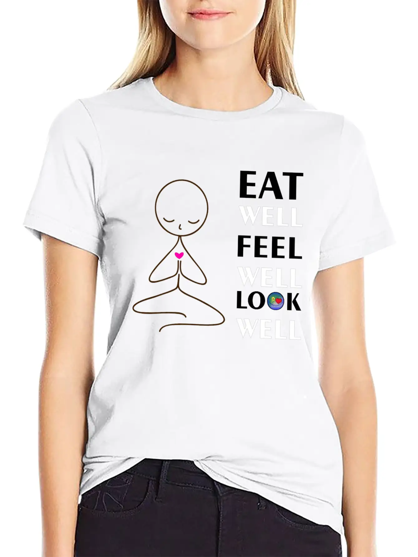 Yoga Well Comfortable Minimalist Graphic Tee – Summer Style Essential