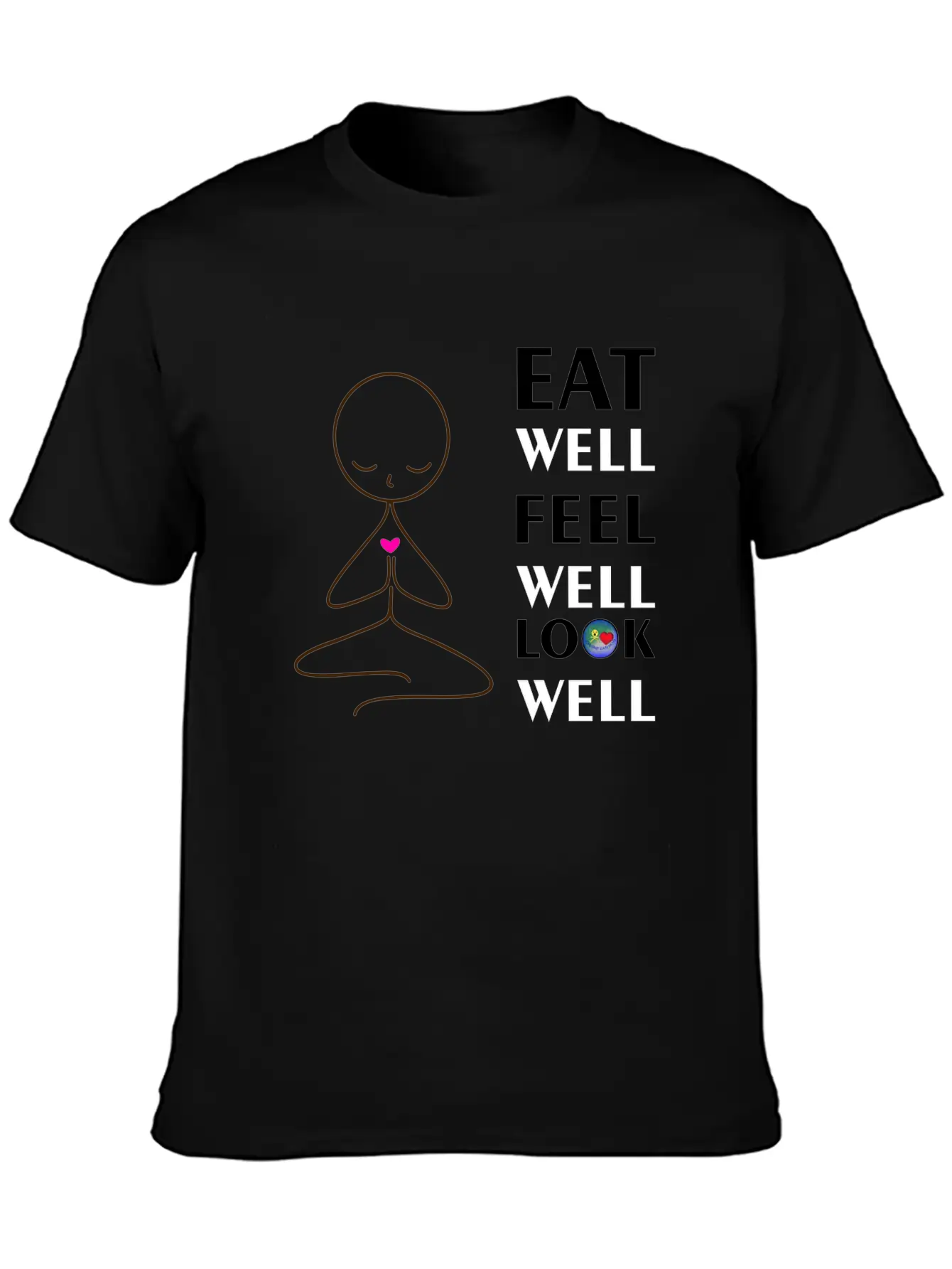 Yoga Well Comfortable Minimalist Graphic Tee – Summer Style Essential