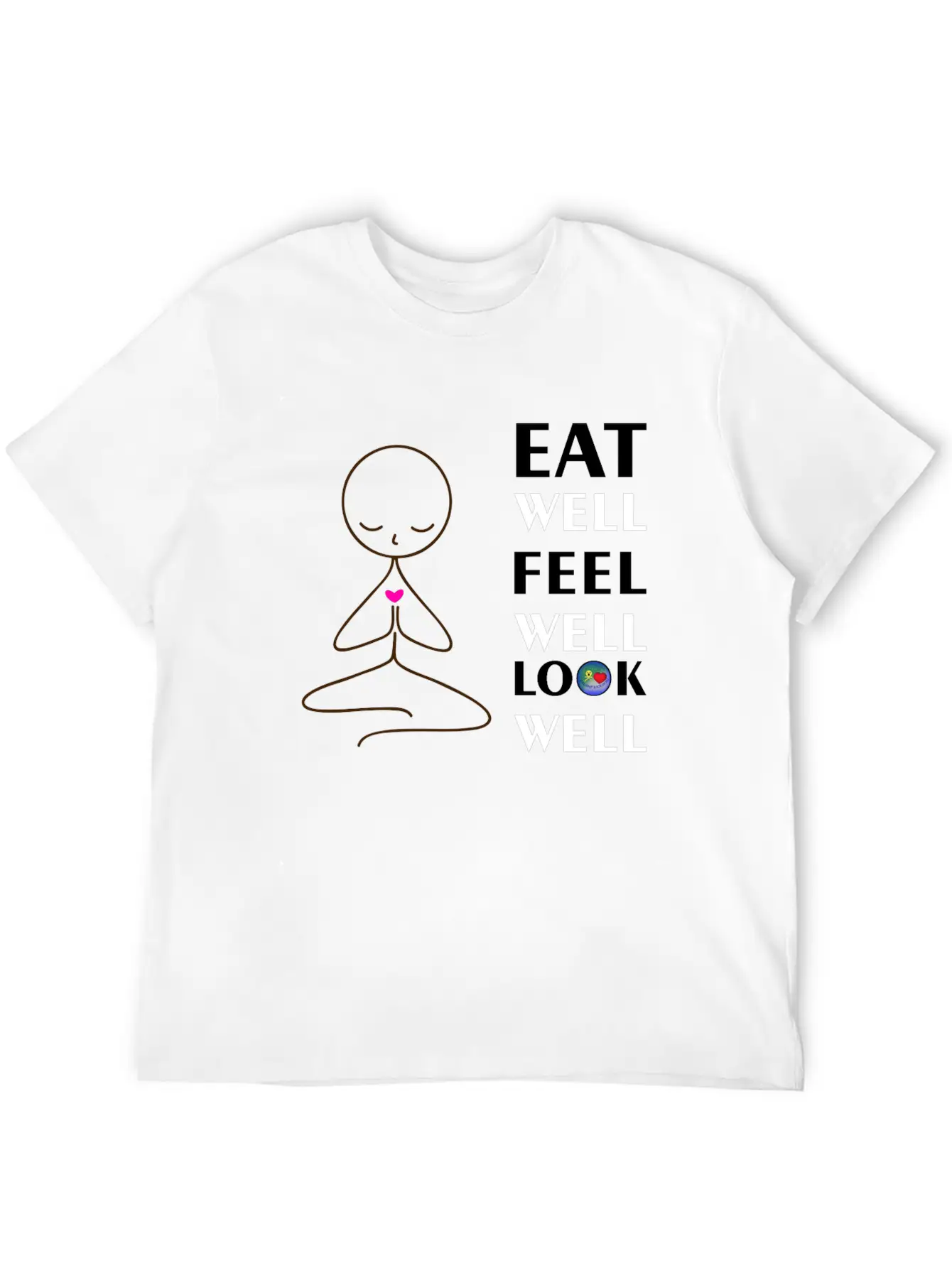 Yoga Well Comfortable Minimalist Graphic Tee – Summer Style Essential
