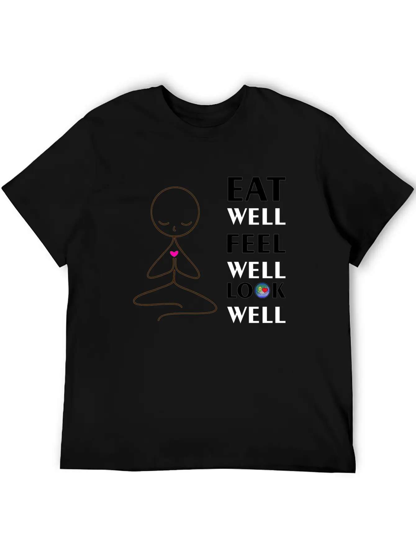 Yoga Well Comfortable Minimalist Graphic Tee – Summer Style Essential