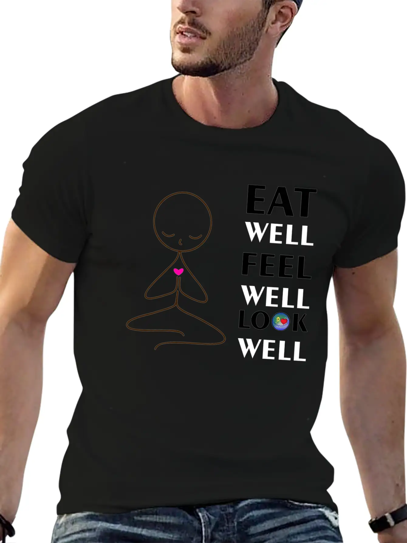 Yoga Well Comfortable Minimalist Graphic Tee – Summer Style Essential