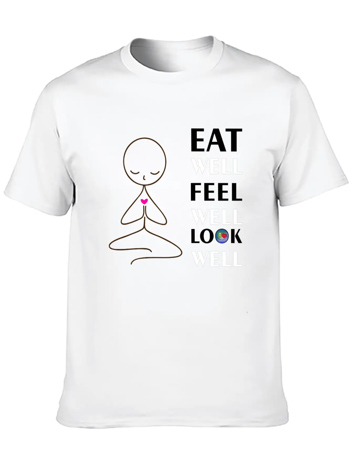 Yoga Well Comfortable Minimalist Graphic Tee – Summer Style Essential