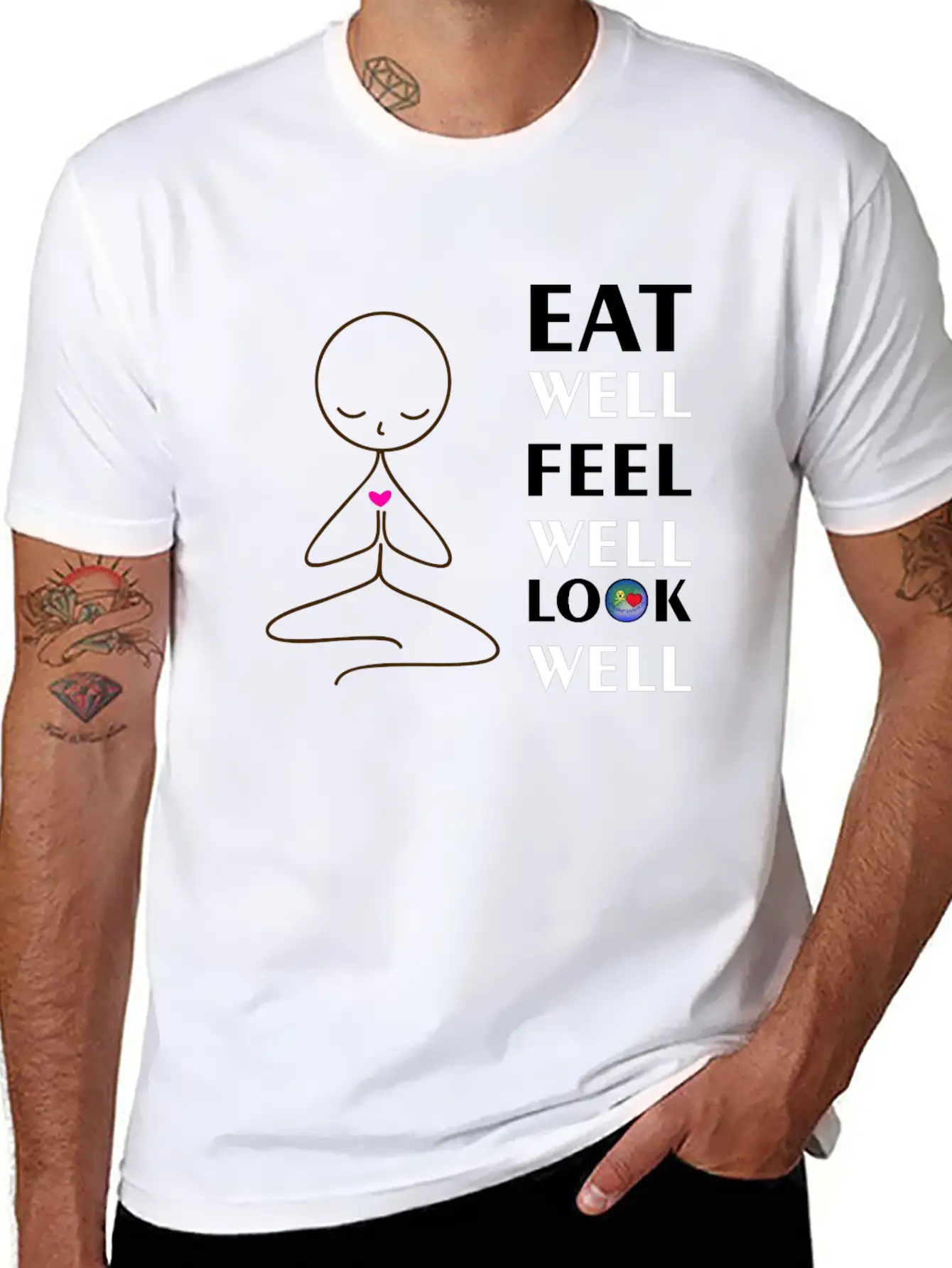 Yoga Well Comfortable Minimalist Graphic Tee – Summer Style Essential
