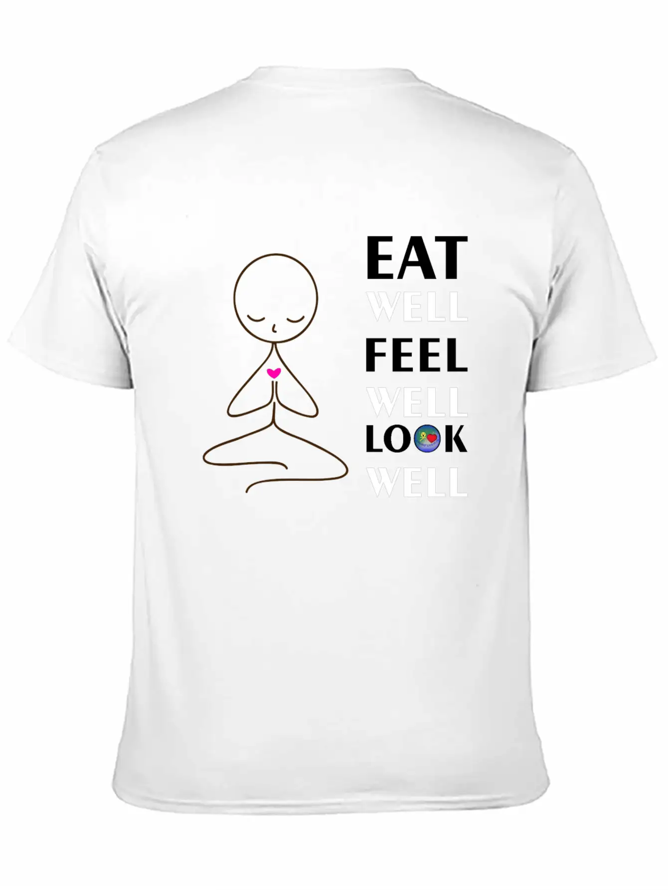 Yoga Well Comfortable Minimalist Graphic Tee – Summer Style Essential