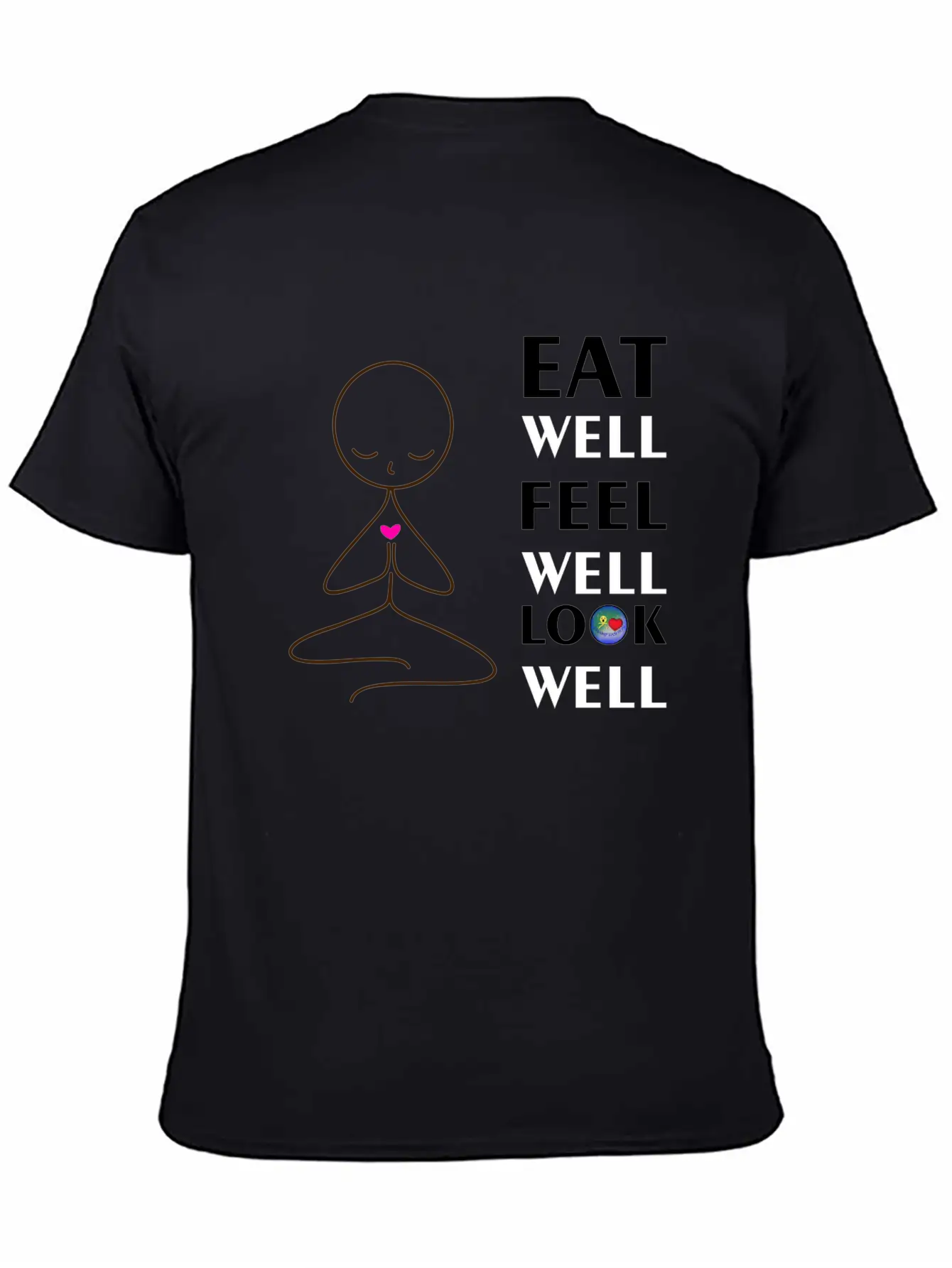 Yoga Well Comfortable Minimalist Graphic Tee – Summer Style Essential