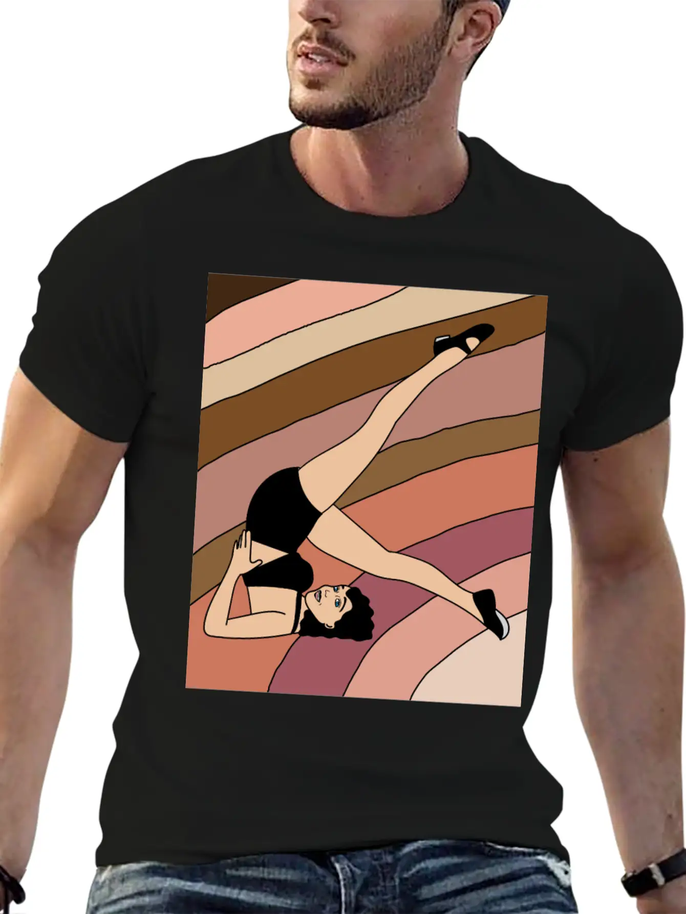 Yoga Yoga Meditation Relaxation Basic Graphic T-Shirt – Daily Comfort In Soft Cotton