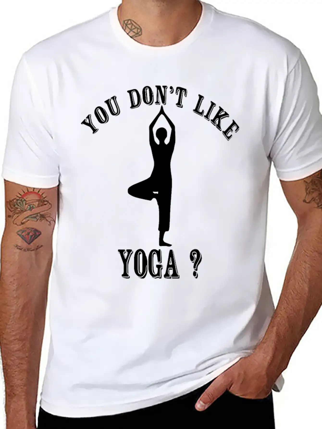 Yoga - You Don't Like Yoga? Bye Essential Unisex Summer Tee – Soft Cotton Casual Fit
