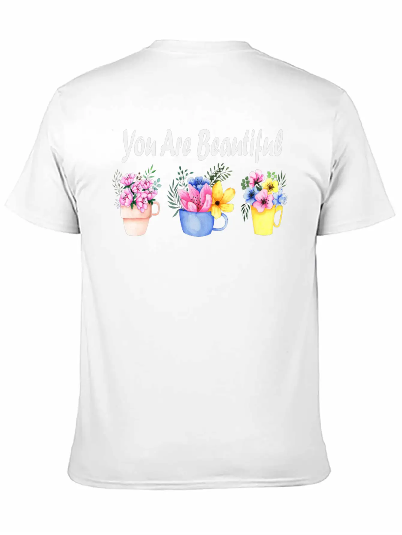 You Are Beautiful Basic Graphic T-Shirt – Daily Comfort In Soft Cotton