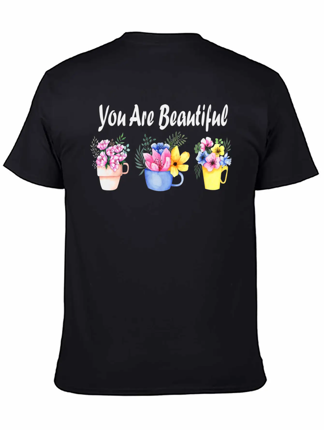 You Are Beautiful Basic Graphic T-Shirt – Daily Comfort In Soft Cotton