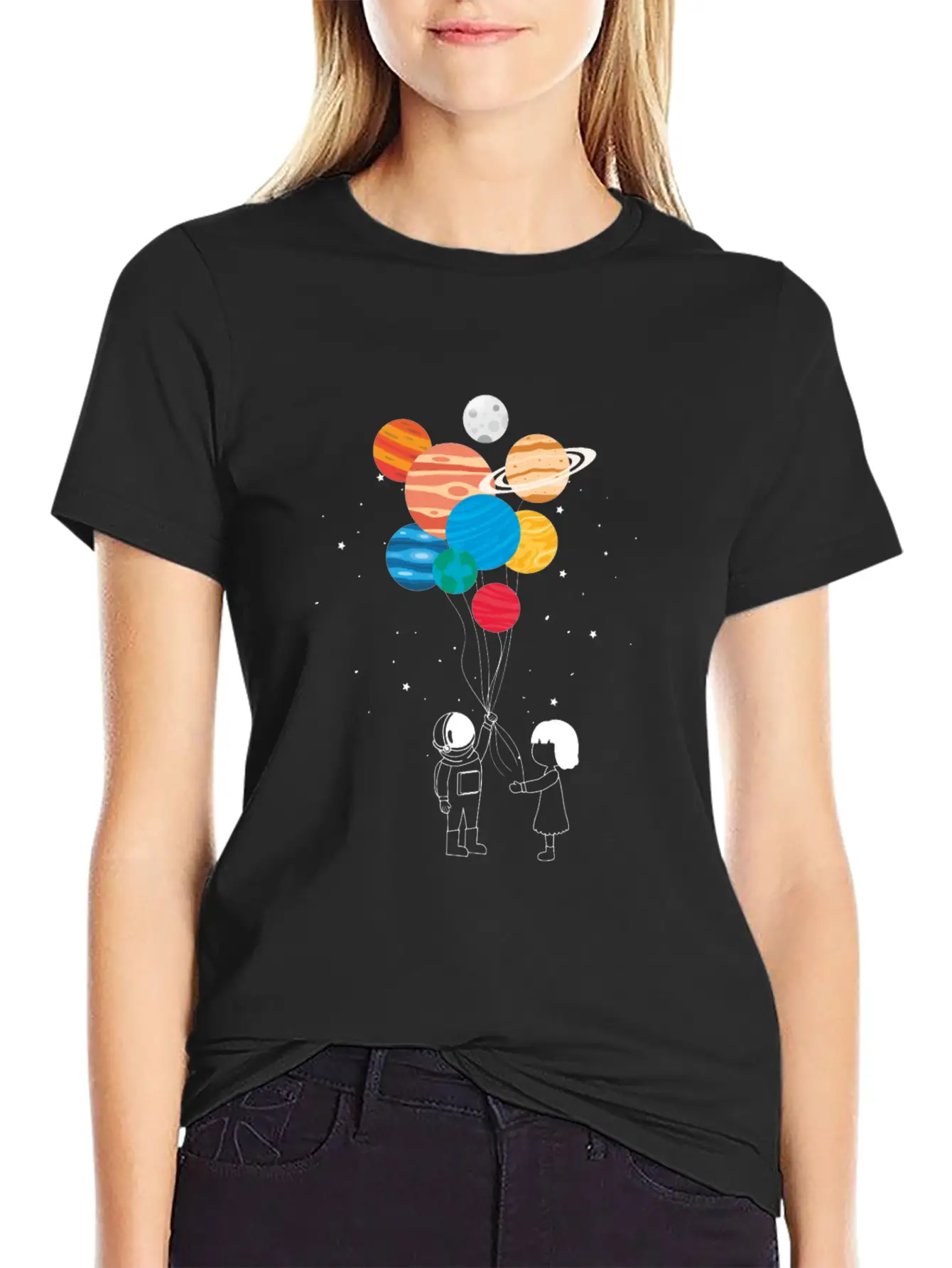 You Are My Universe Basic Graphic T-Shirt – Daily Comfort In Soft Cotton