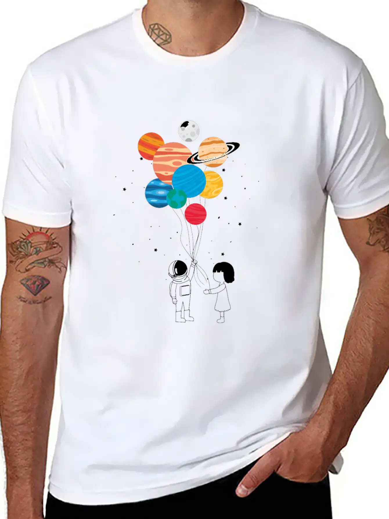 You Are My Universe Basic Graphic T-Shirt – Daily Comfort In Soft Cotton