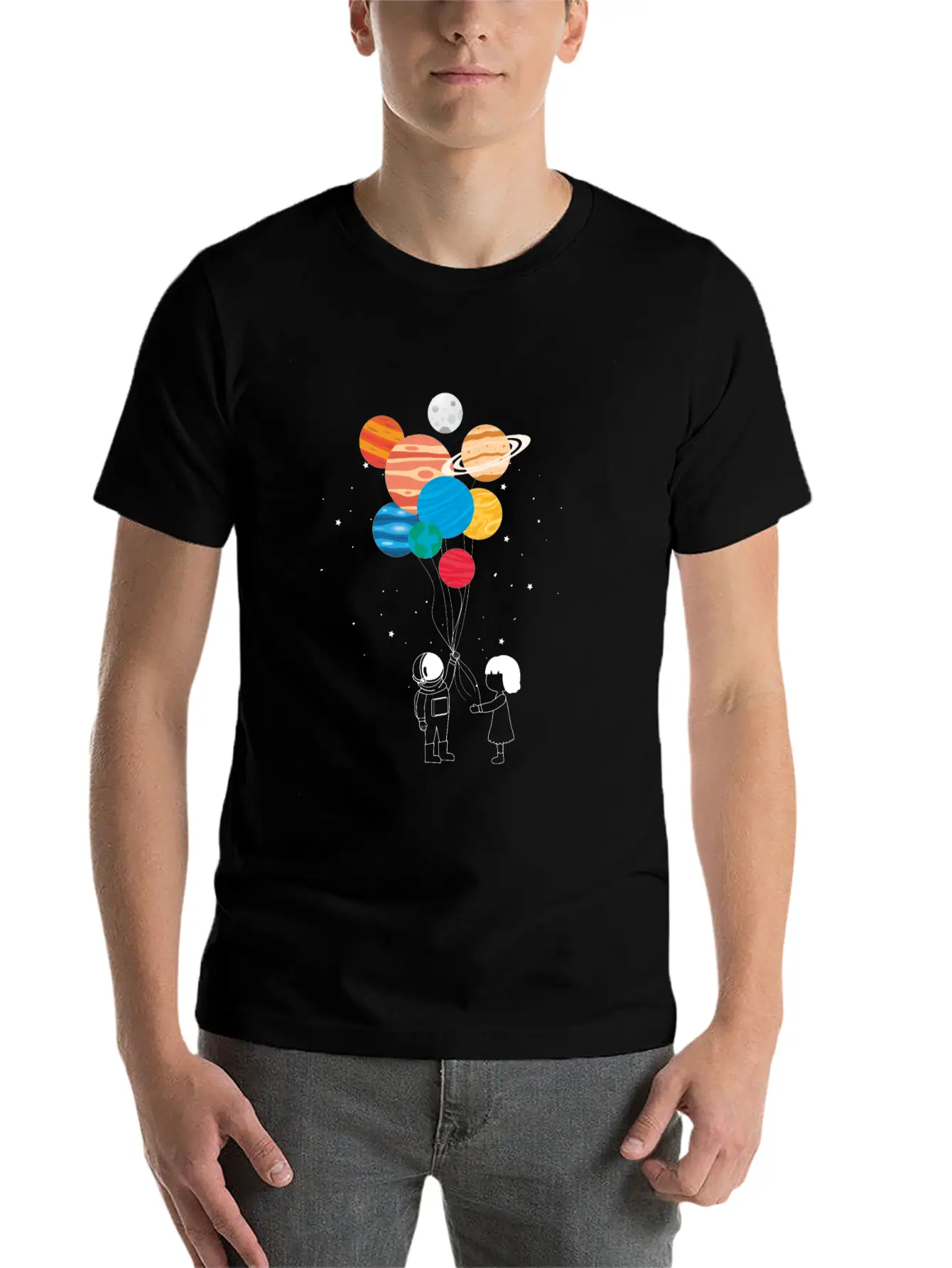 You Are My Universe Basic Graphic T-Shirt – Daily Comfort In Soft Cotton