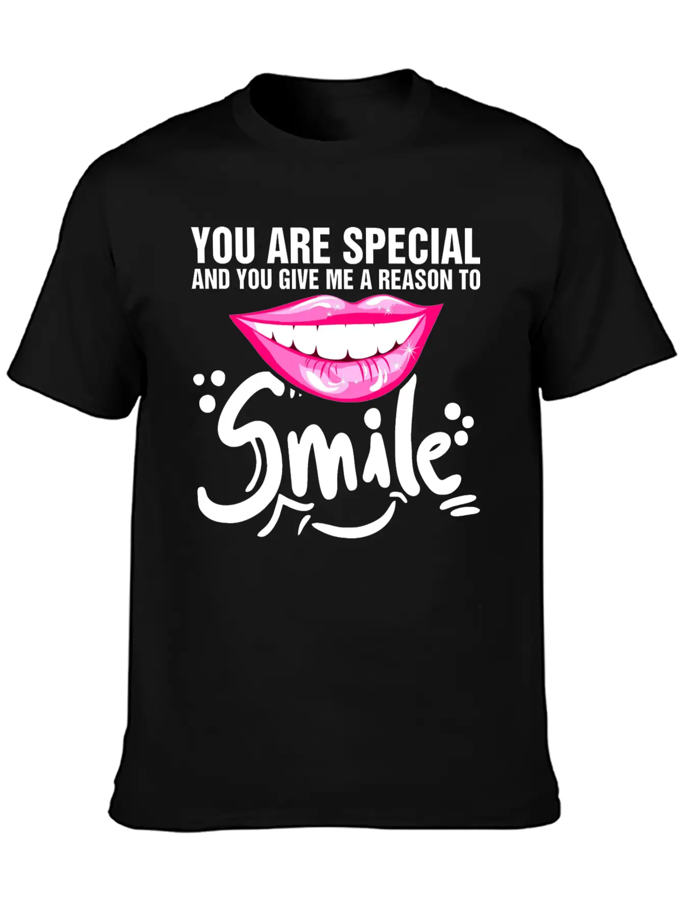 You Are Special And You Give Me A Reason To Smile Timeless Short Sleeve Tee – Comfy And Minimalist Design