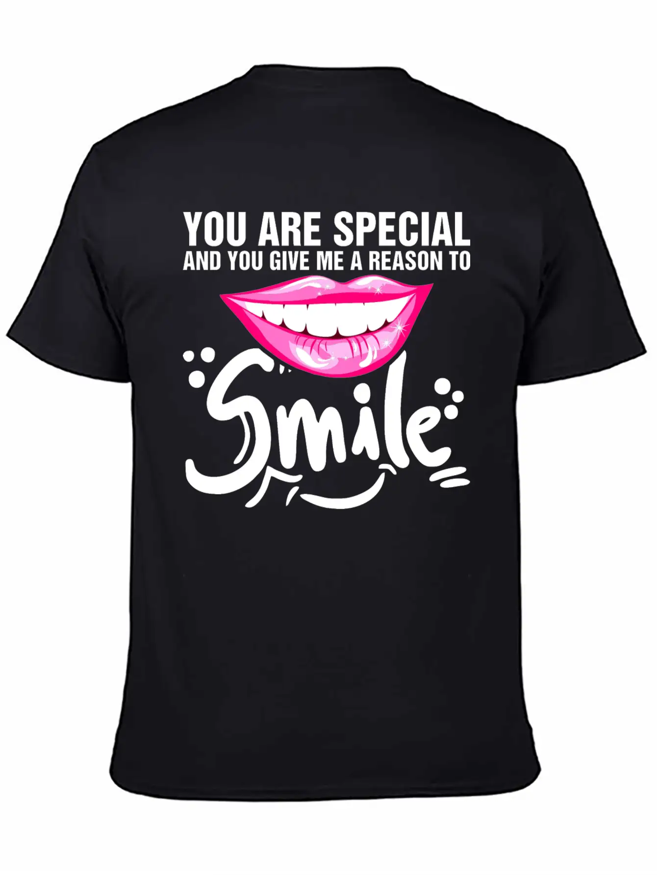 You Are Special And You Give Me A Reason To Smile Timeless Short Sleeve Tee – Comfy And Minimalist Design