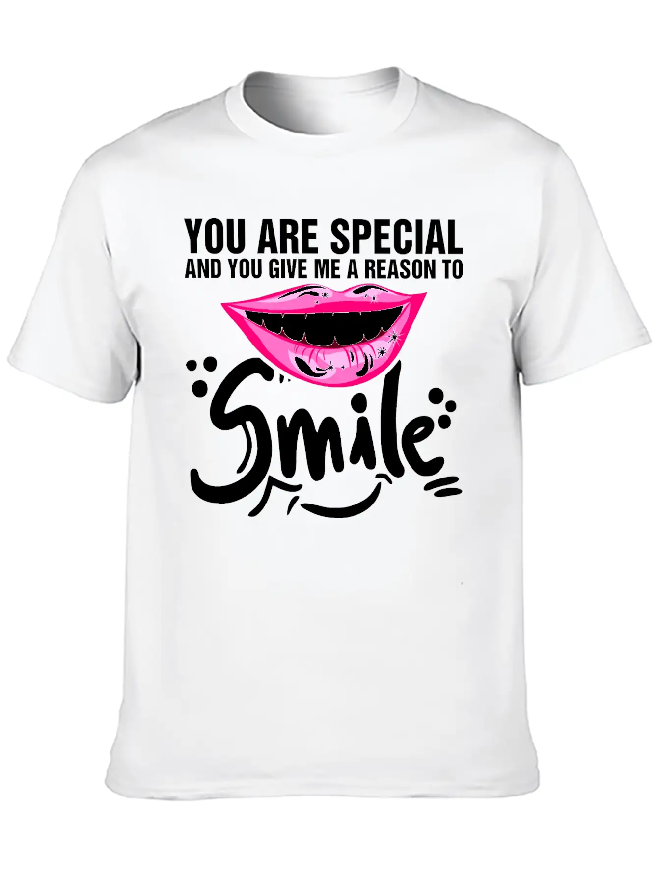 You Are Special And You Give Me A Reason To Smile Timeless Short Sleeve Tee – Comfy And Minimalist Design