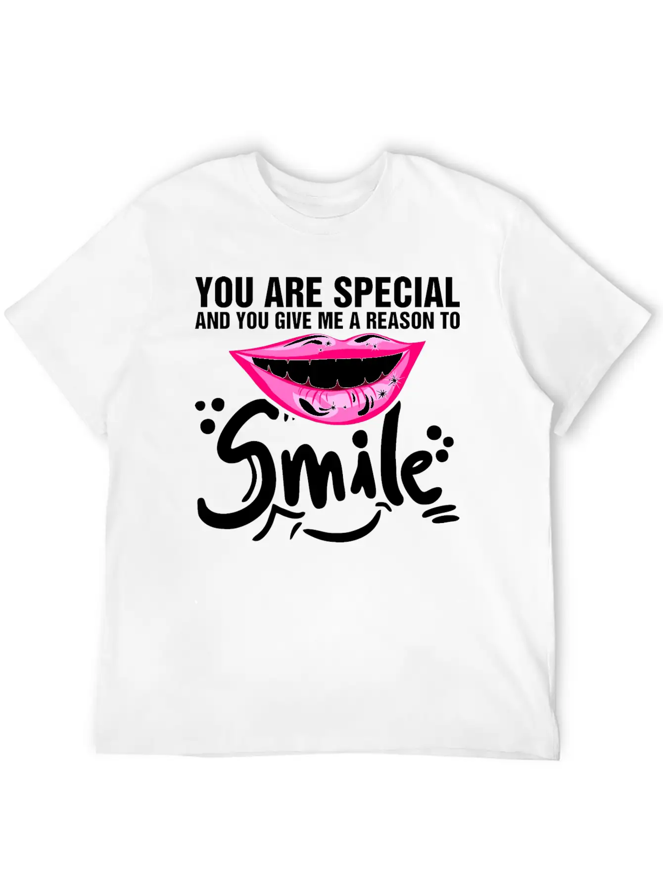 You Are Special And You Give Me A Reason To Smile Timeless Short Sleeve Tee – Comfy And Minimalist Design
