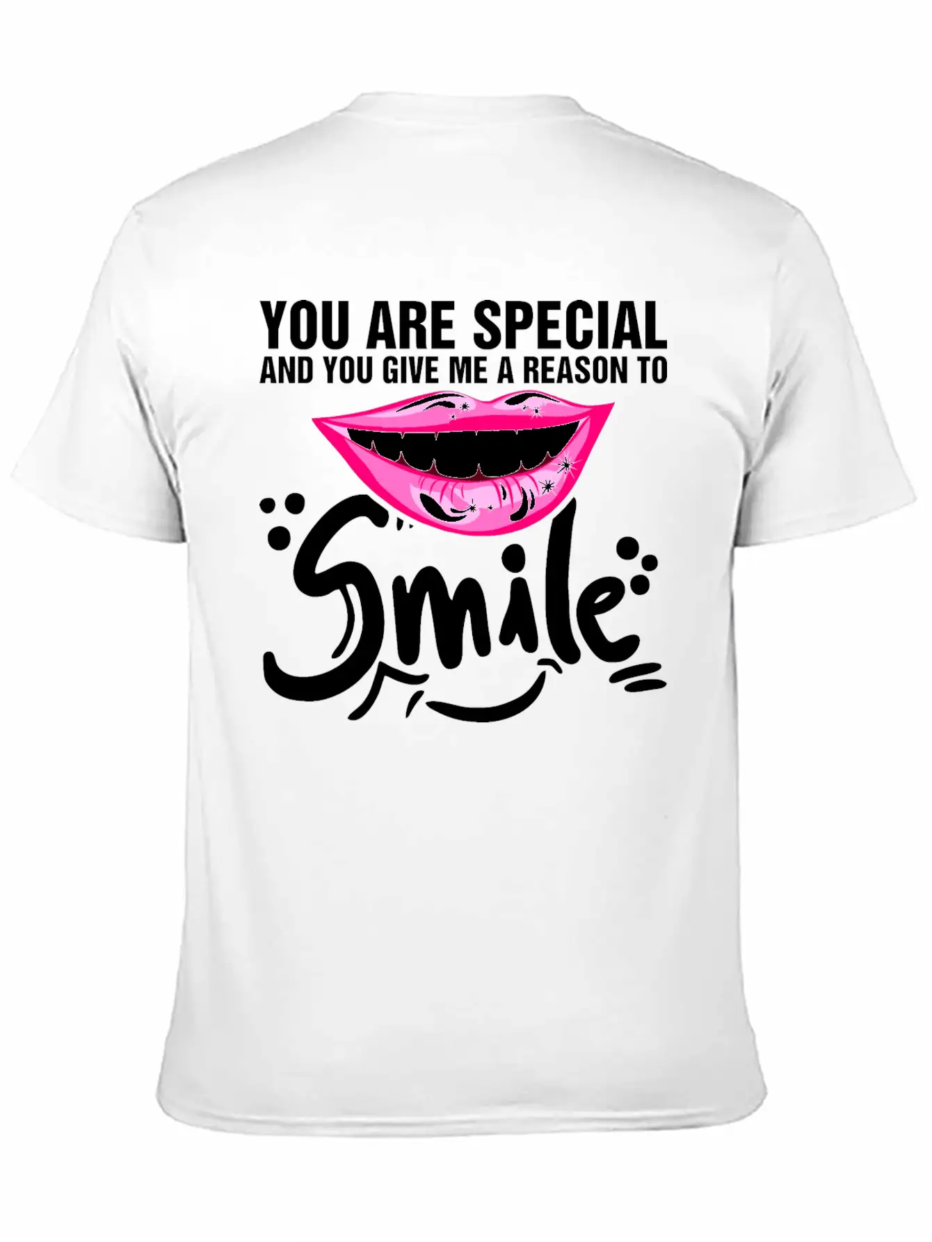 You Are Special And You Give Me A Reason To Smile Timeless Short Sleeve Tee – Comfy And Minimalist Design