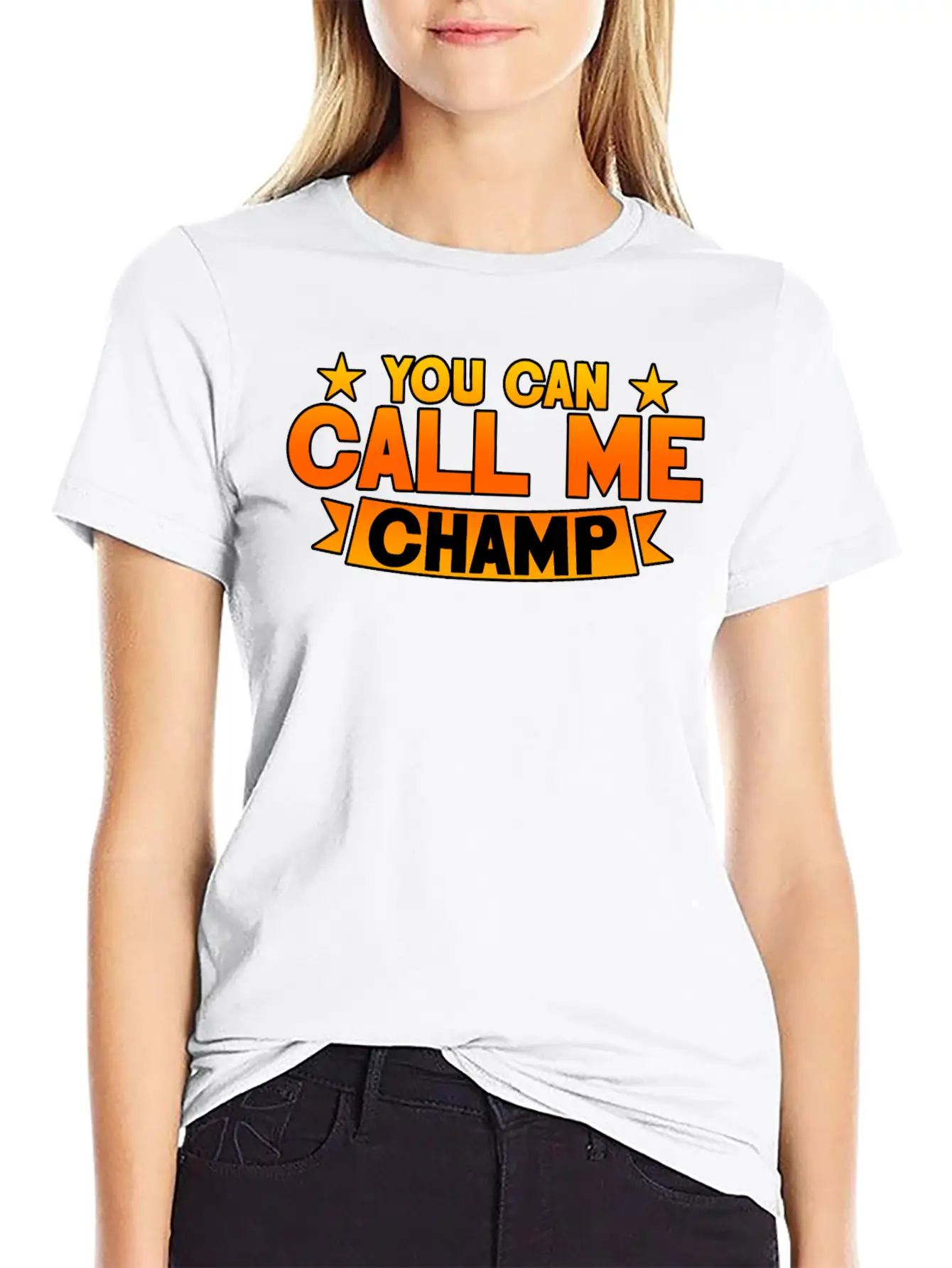 You Can Call Me Champ 2 Unisex Short Sleeve Soft Cotton T-Shirt – Casual Everyday Wear