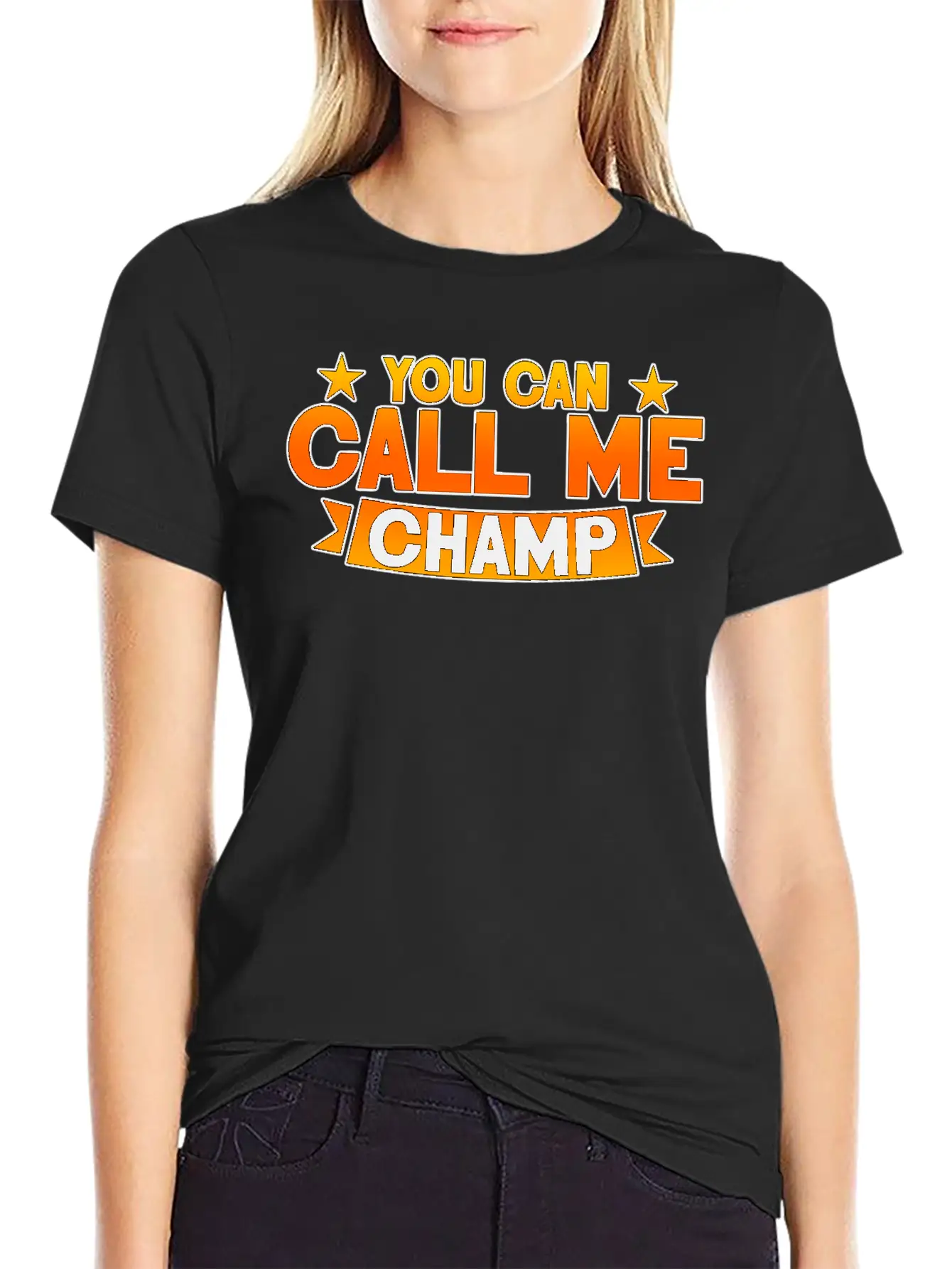 You Can Call Me Champ 2 Unisex Short Sleeve Soft Cotton T-Shirt – Casual Everyday Wear