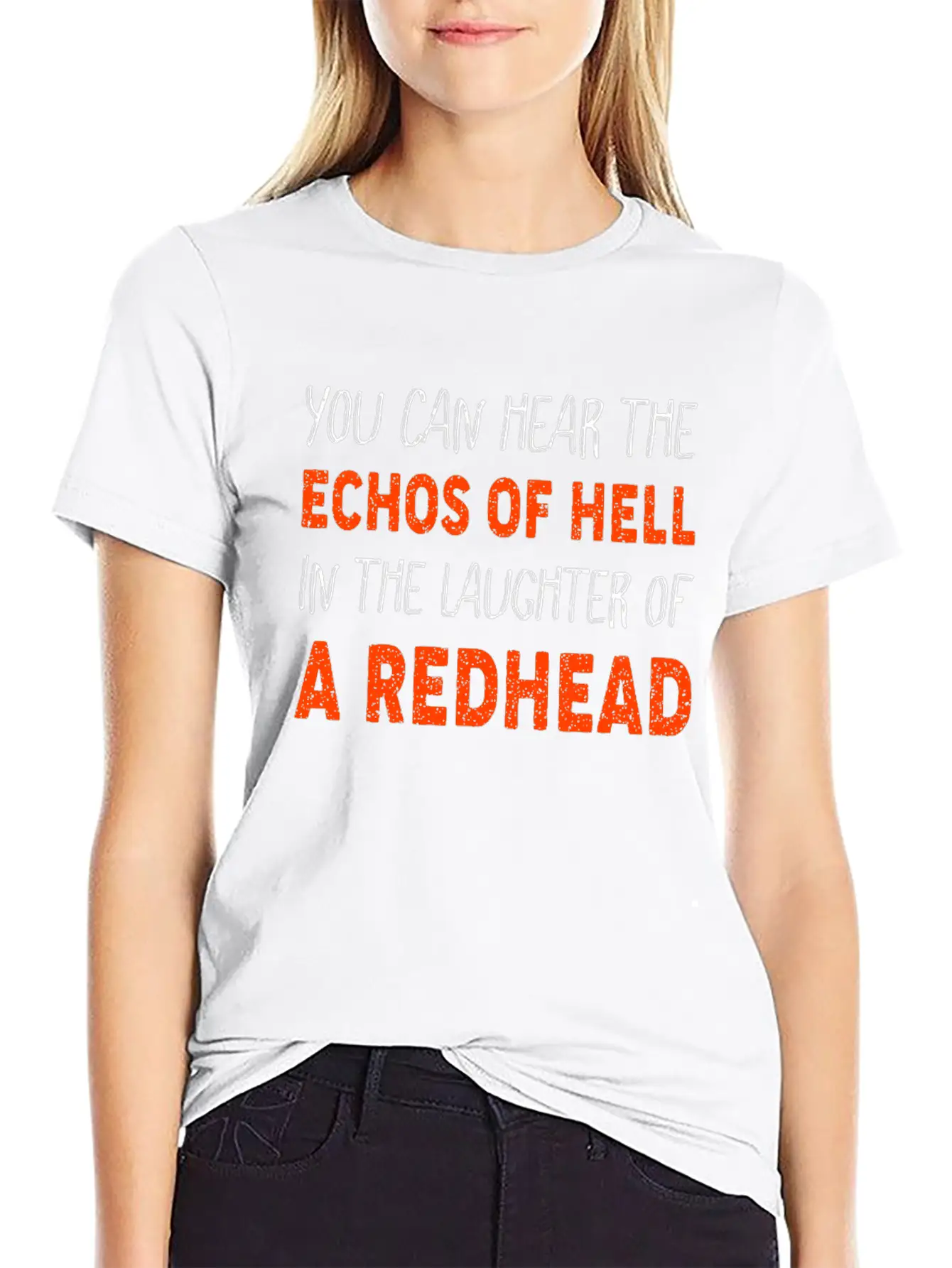 You Can Hear The Echos Of Hell In The Laughter Unisex Casual T-Shirt – Clean Design For Daily Comfort