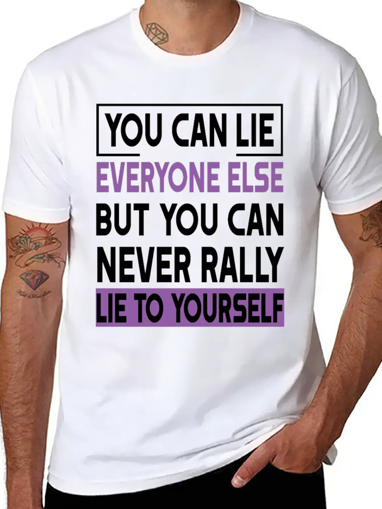 You Can Lie Unisex Short Sleeve Soft Cotton T-Shirt – Casual Everyday Wear