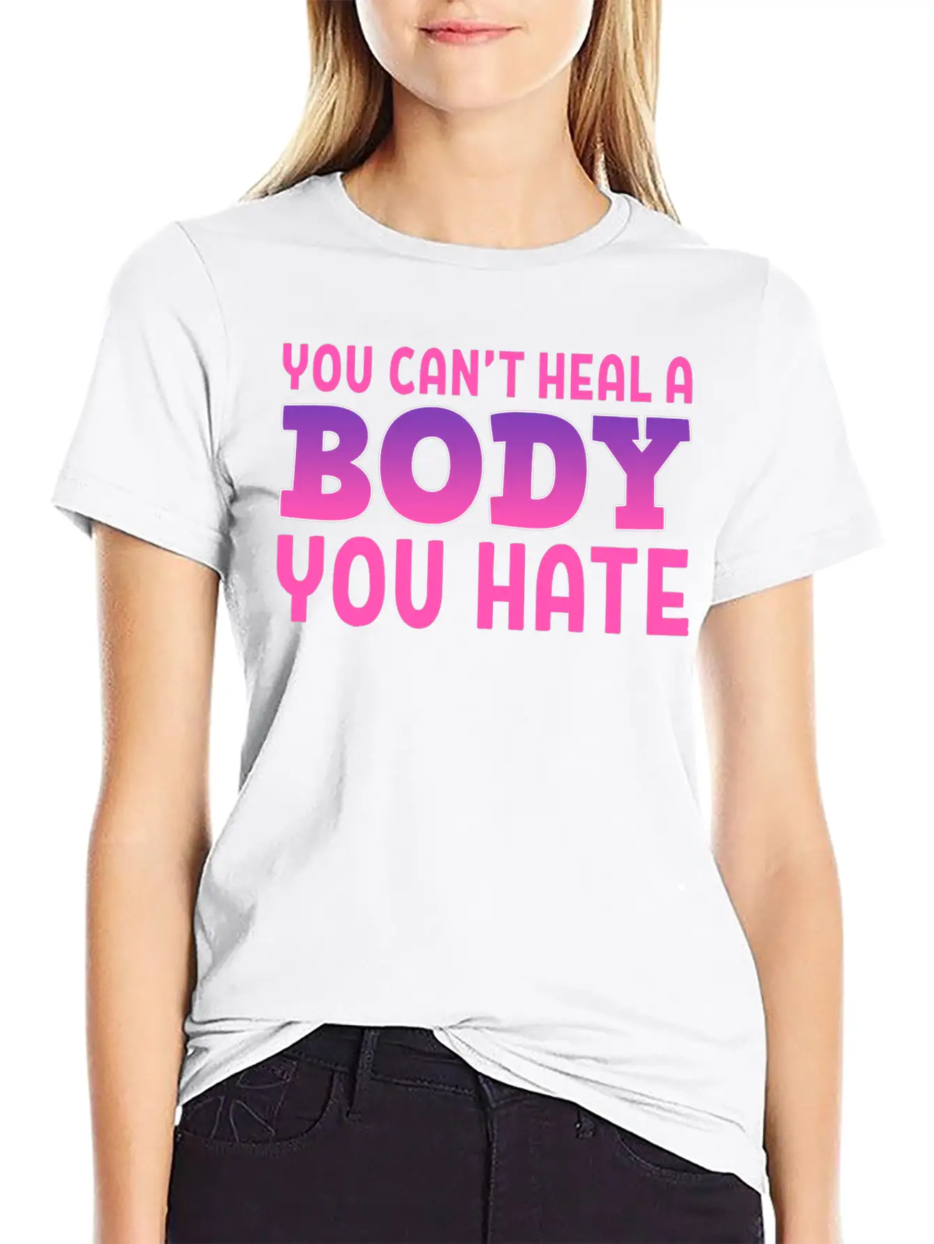 You Can't Heal Bulimic Gift Unisex Casual T-Shirt – Clean Design For Daily Comfort