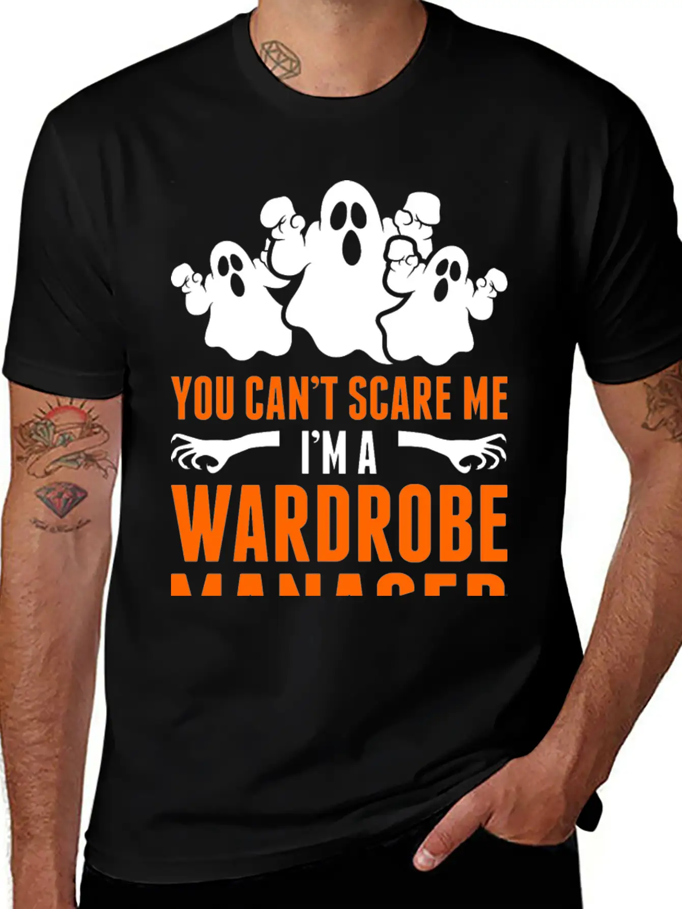 You Cant Scare Me Im A Wardrobe Manager Stylish Everyday T-Shirt – Unisex Basic Cotton Tee
