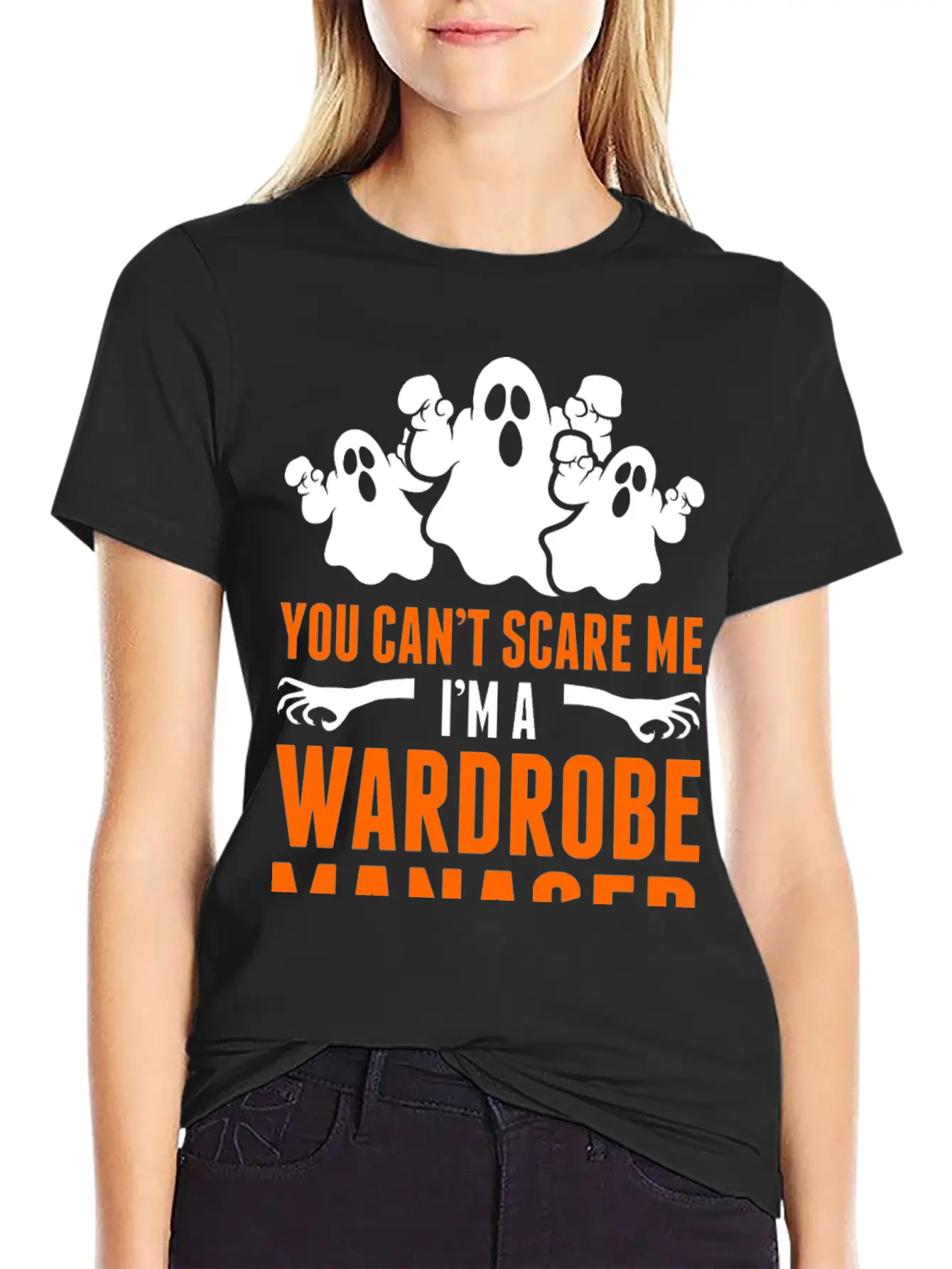 You Cant Scare Me Im A Wardrobe Manager Stylish Everyday T-Shirt – Unisex Basic Cotton Tee