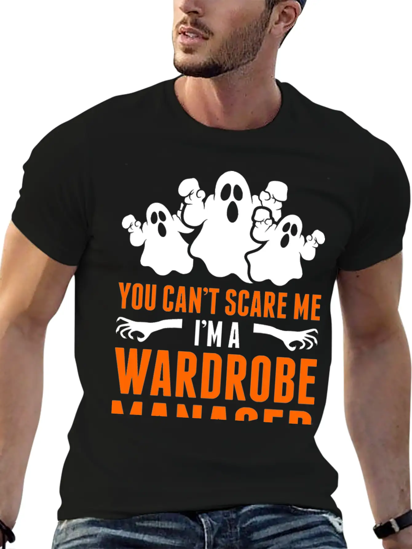 You Cant Scare Me Im A Wardrobe Manager Stylish Everyday T-Shirt – Unisex Basic Cotton Tee