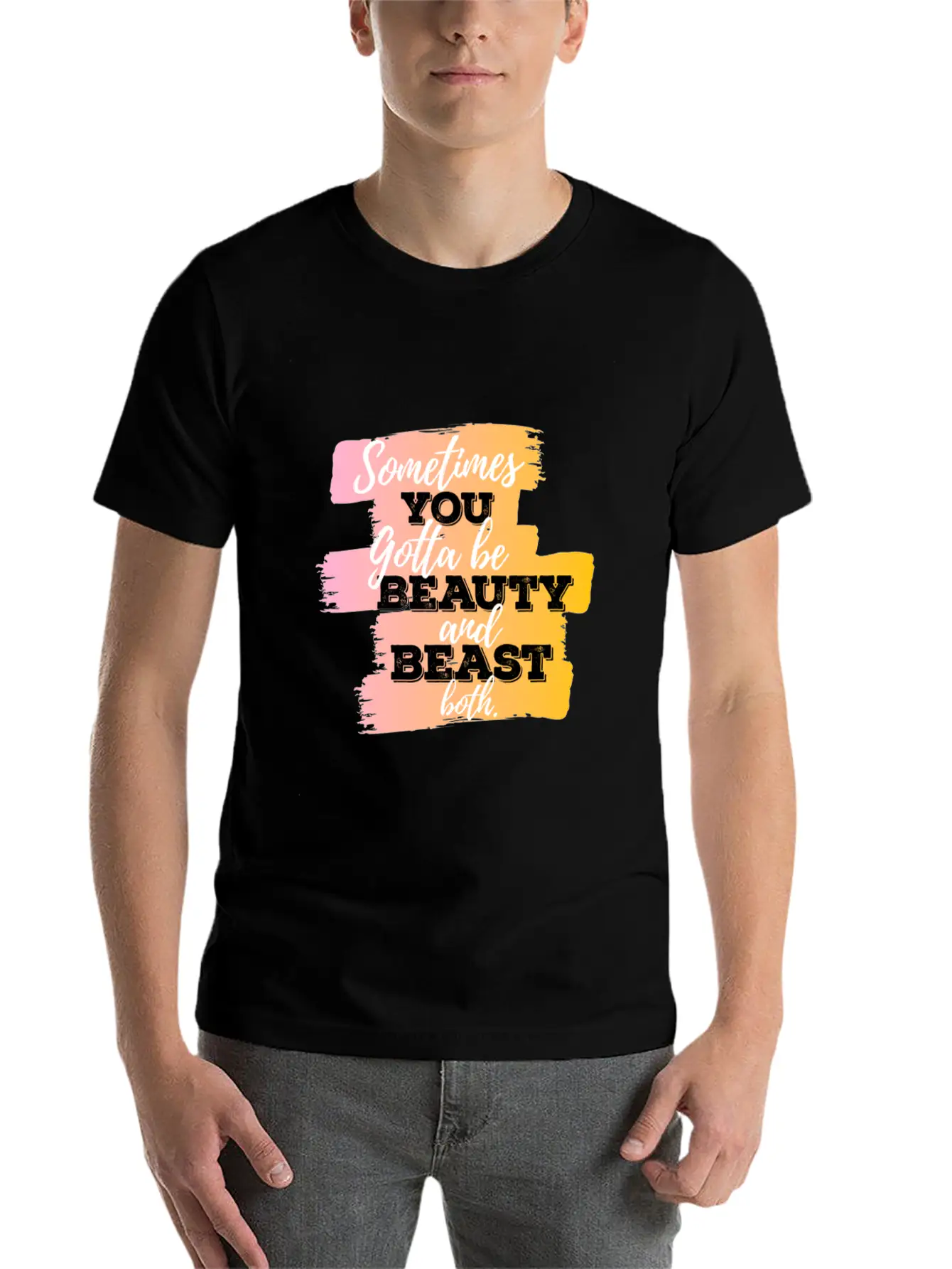 You Gotta Be Beauty! Timeless Short Sleeve Tee – Comfy And Minimalist Design