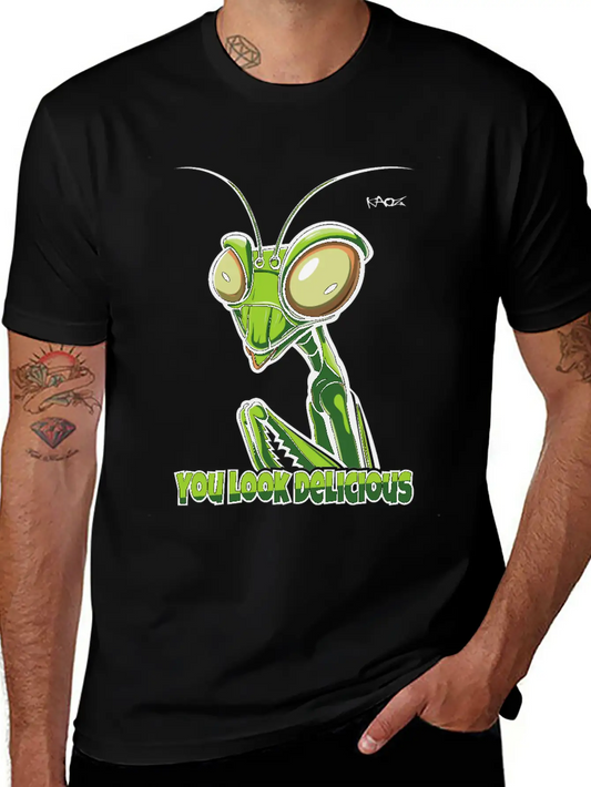 You Look Delicious: Praying Mantis Basic Graphic T-Shirt – Daily Comfort In Soft Cotton