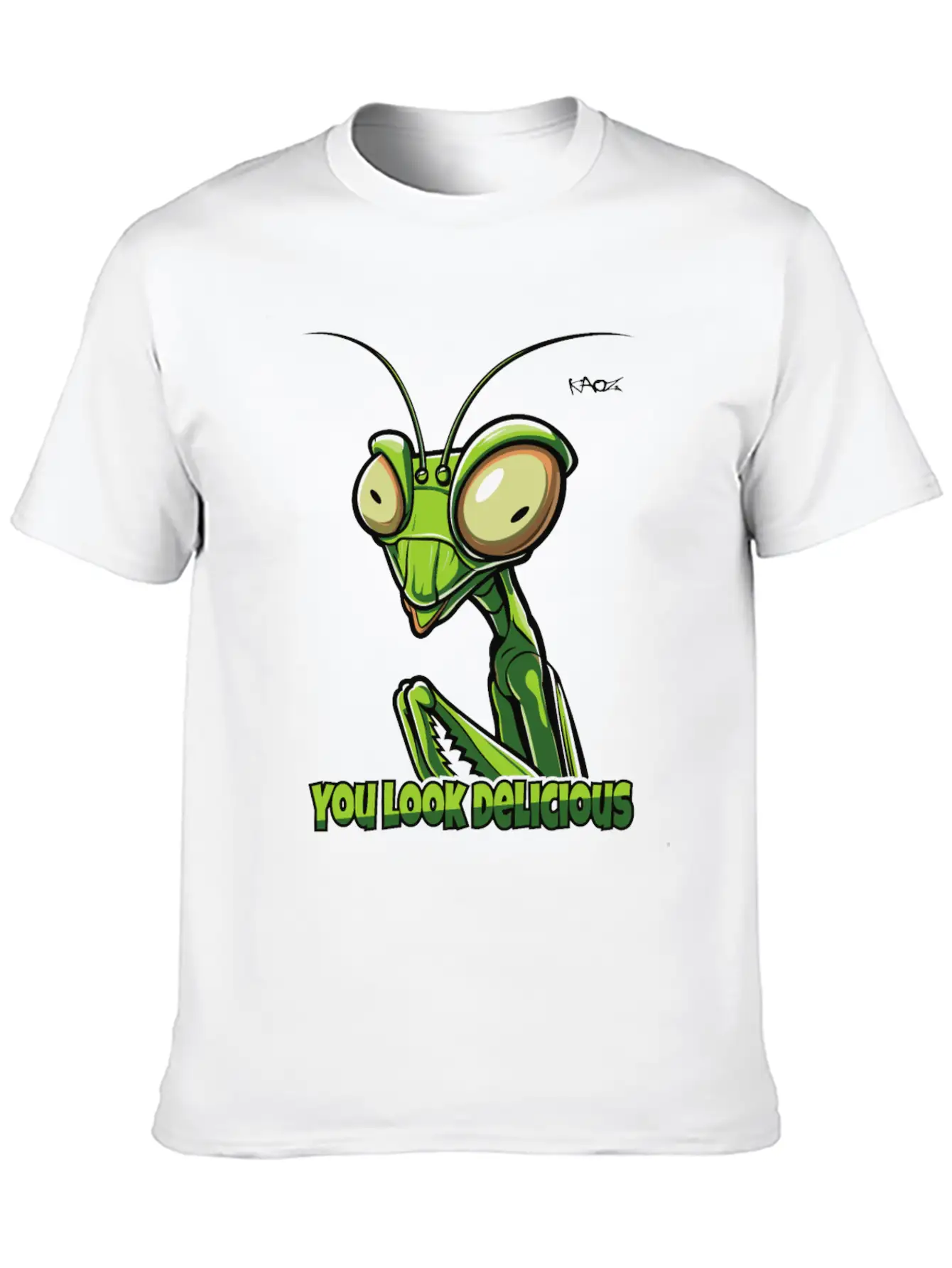 You Look Delicious: Praying Mantis Basic Graphic T-Shirt – Daily Comfort In Soft Cotton
