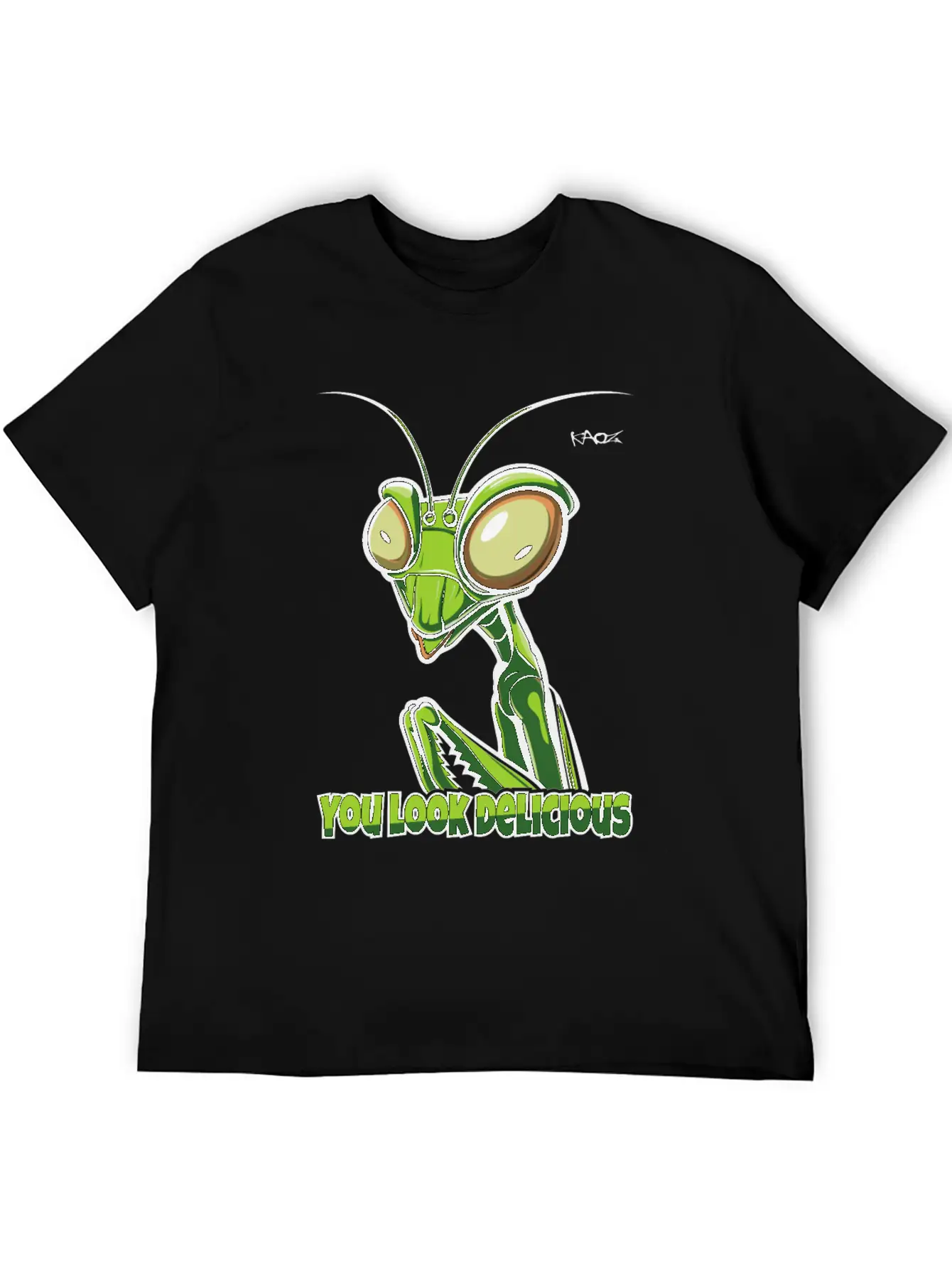 You Look Delicious: Praying Mantis Basic Graphic T-Shirt – Daily Comfort In Soft Cotton