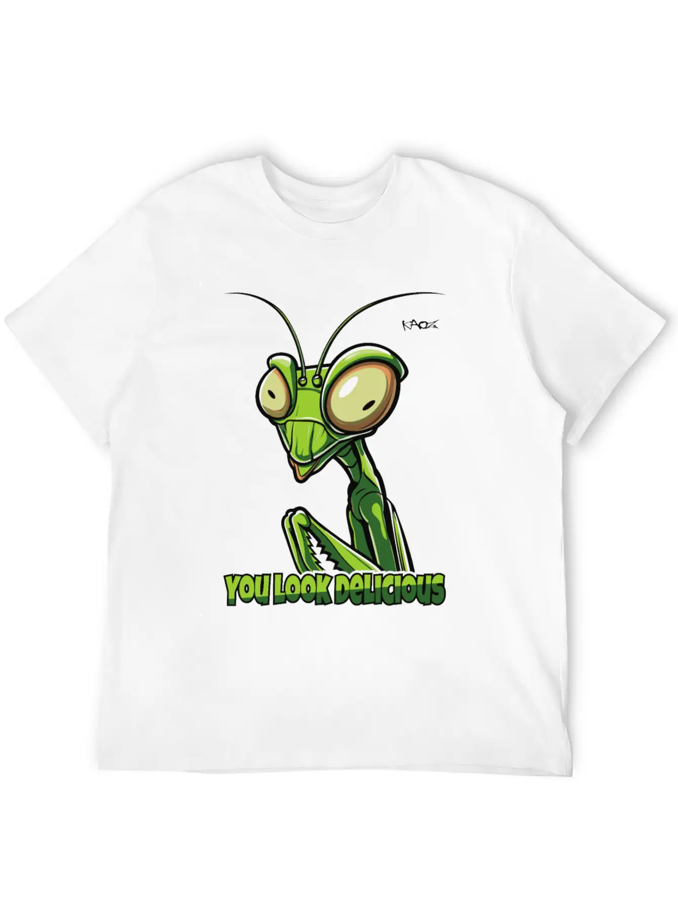 You Look Delicious: Praying Mantis Basic Graphic T-Shirt – Daily Comfort In Soft Cotton