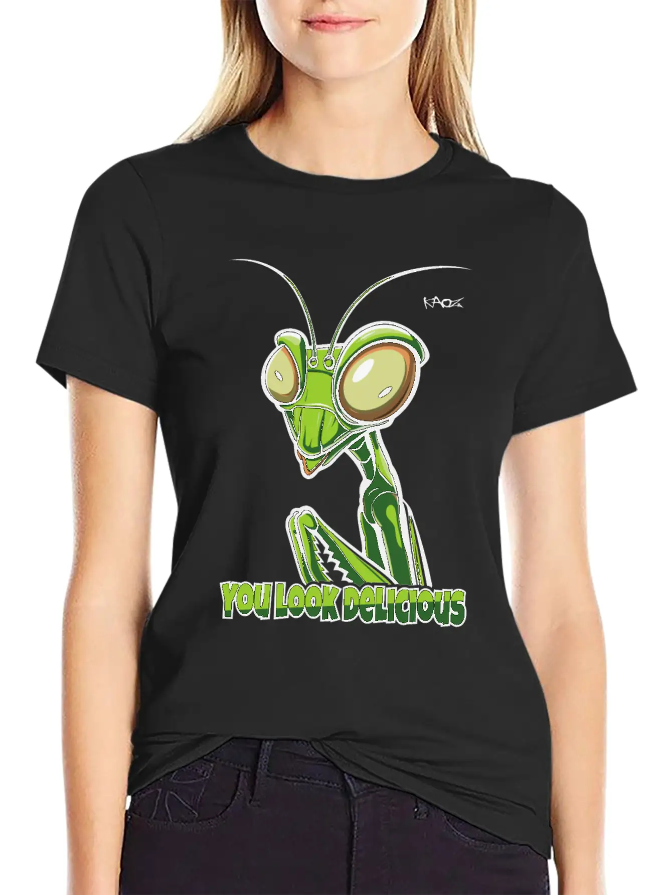You Look Delicious: Praying Mantis Basic Graphic T-Shirt – Daily Comfort In Soft Cotton