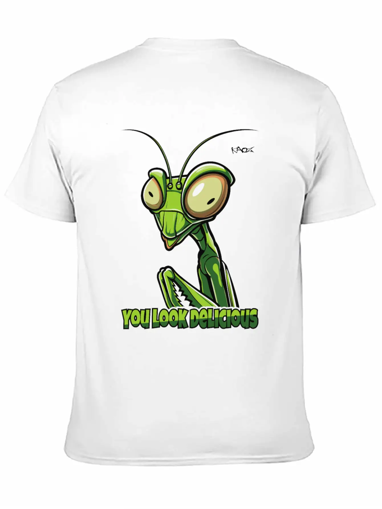You Look Delicious: Praying Mantis Basic Graphic T-Shirt – Daily Comfort In Soft Cotton
