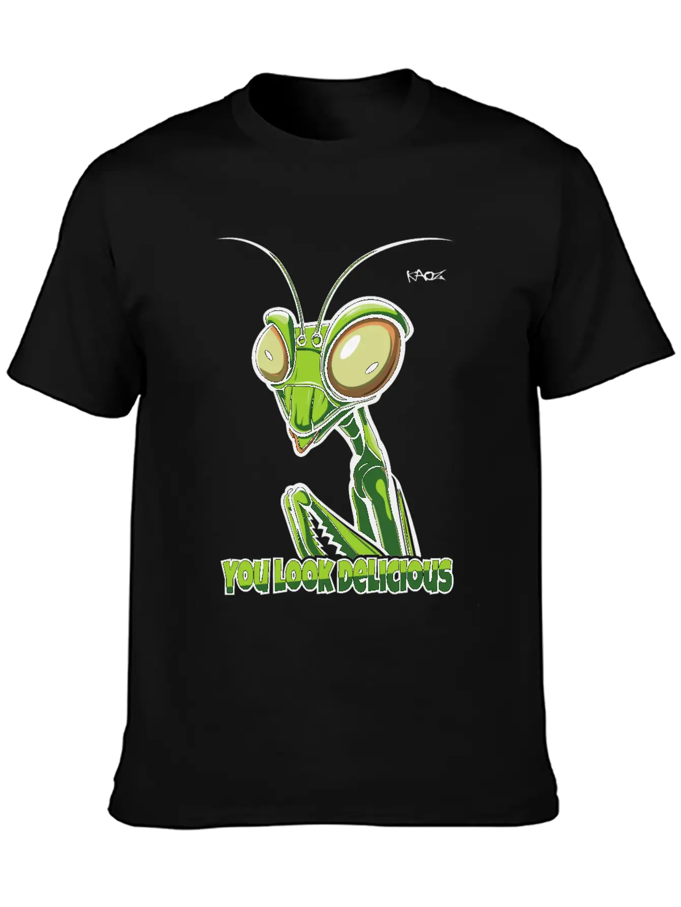 You Look Delicious: Praying Mantis Basic Graphic T-Shirt – Daily Comfort In Soft Cotton