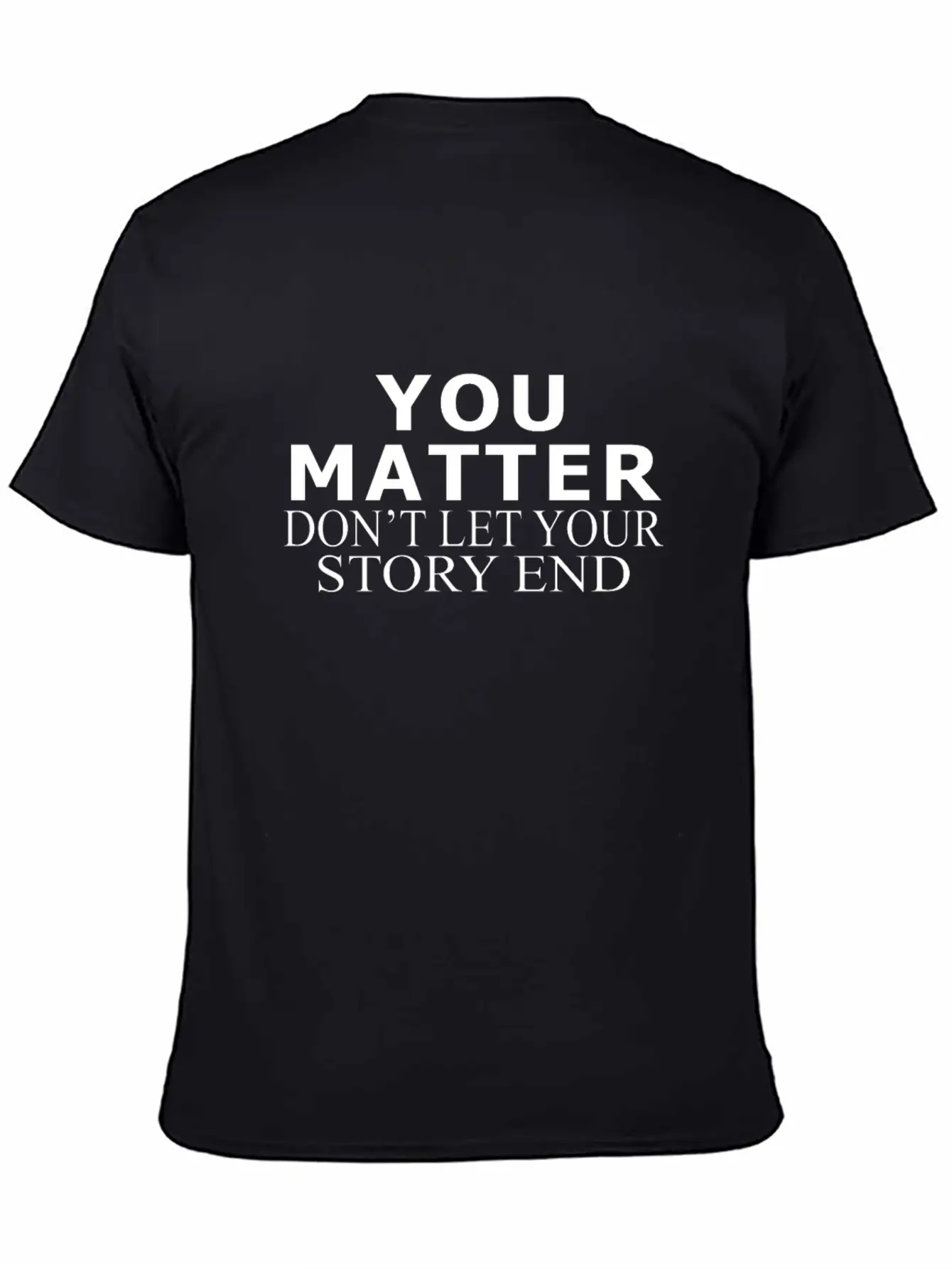 You Matter Shirt Suicide Prevention Awareness Unisex Short Sleeve Soft Cotton T-Shirt – Casual Everyday Wear