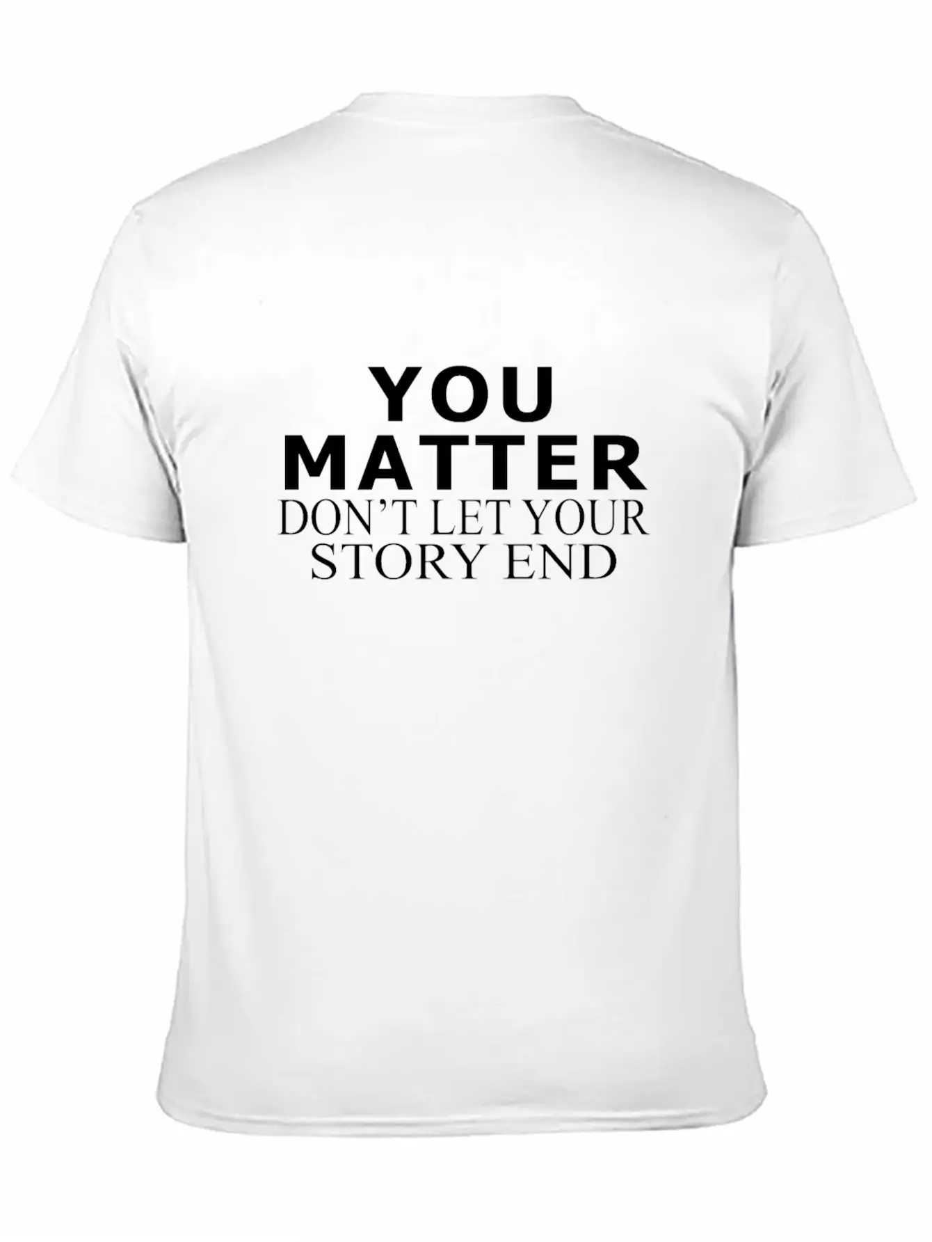 You Matter Shirt Suicide Prevention Awareness Unisex Short Sleeve Soft Cotton T-Shirt – Casual Everyday Wear