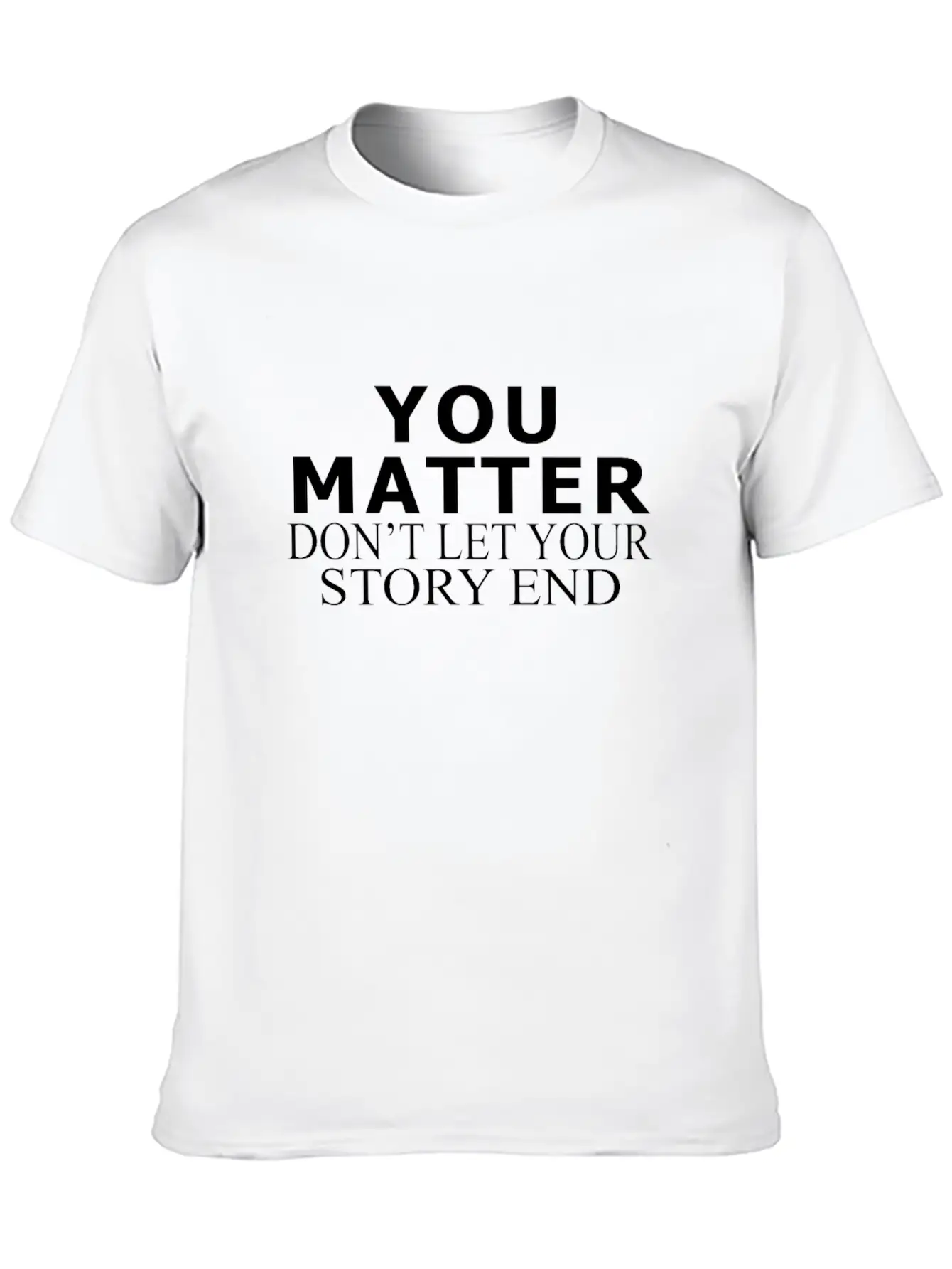You Matter Shirt Suicide Prevention Awareness Unisex Short Sleeve Soft Cotton T-Shirt – Casual Everyday Wear