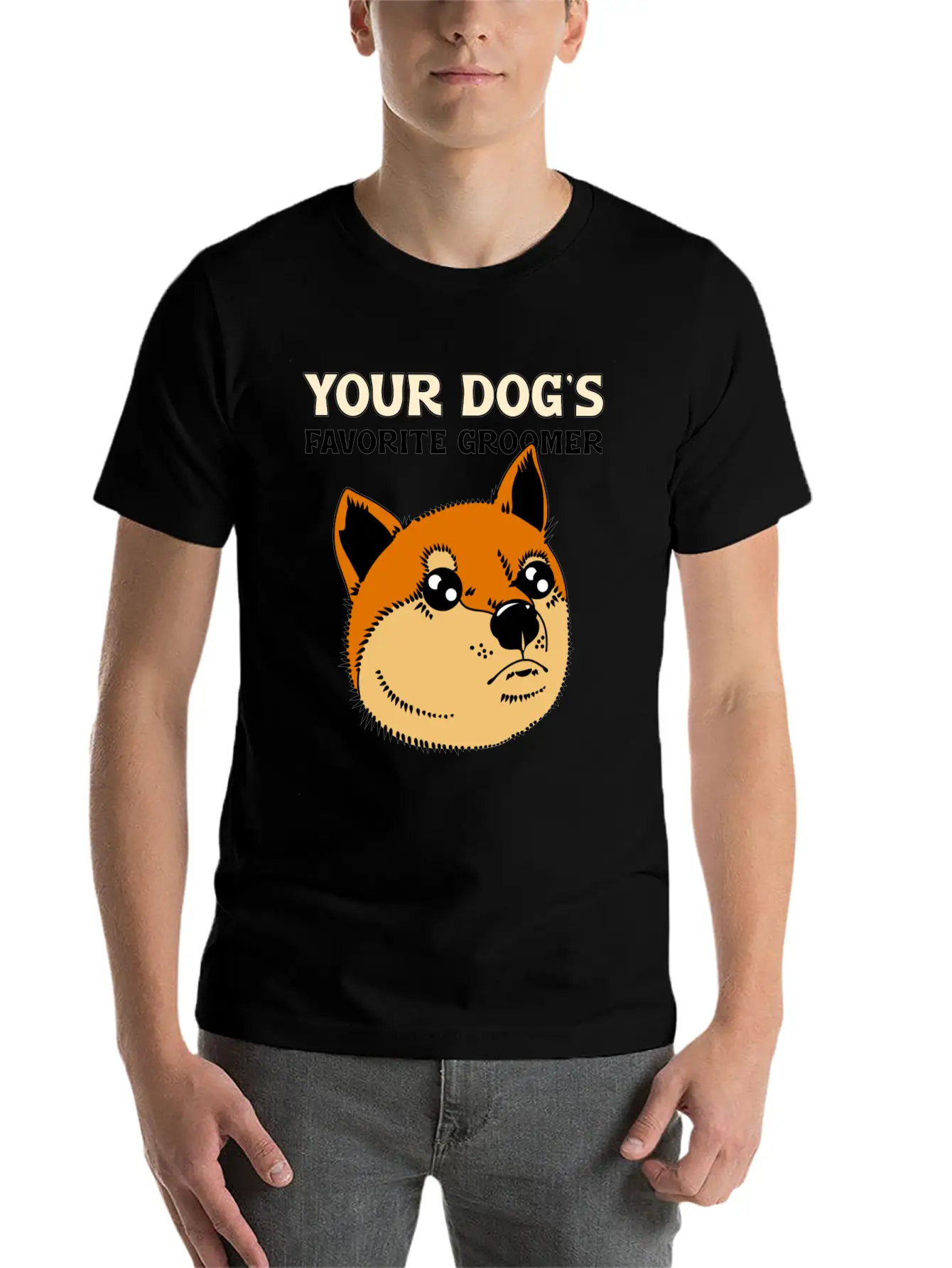 Your Dog S Favorite Groomer Basic Graphic T-Shirt – Daily Comfort In Soft Cotton