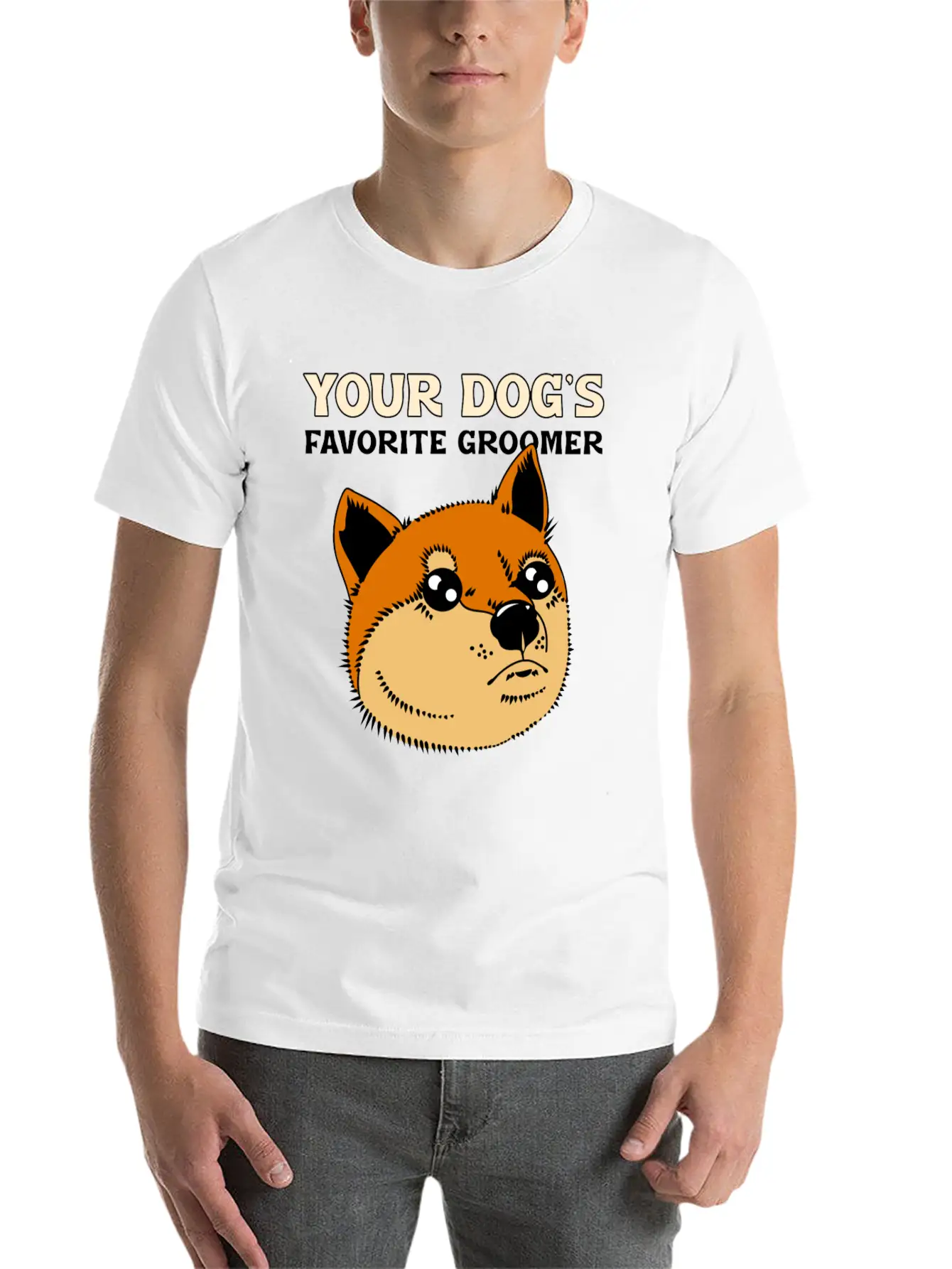 Your Dog S Favorite Groomer Basic Graphic T-Shirt – Daily Comfort In Soft Cotton
