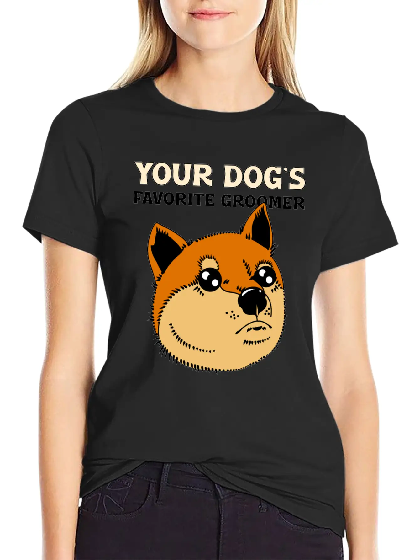 Your Dog S Favorite Groomer Basic Graphic T-Shirt – Daily Comfort In Soft Cotton