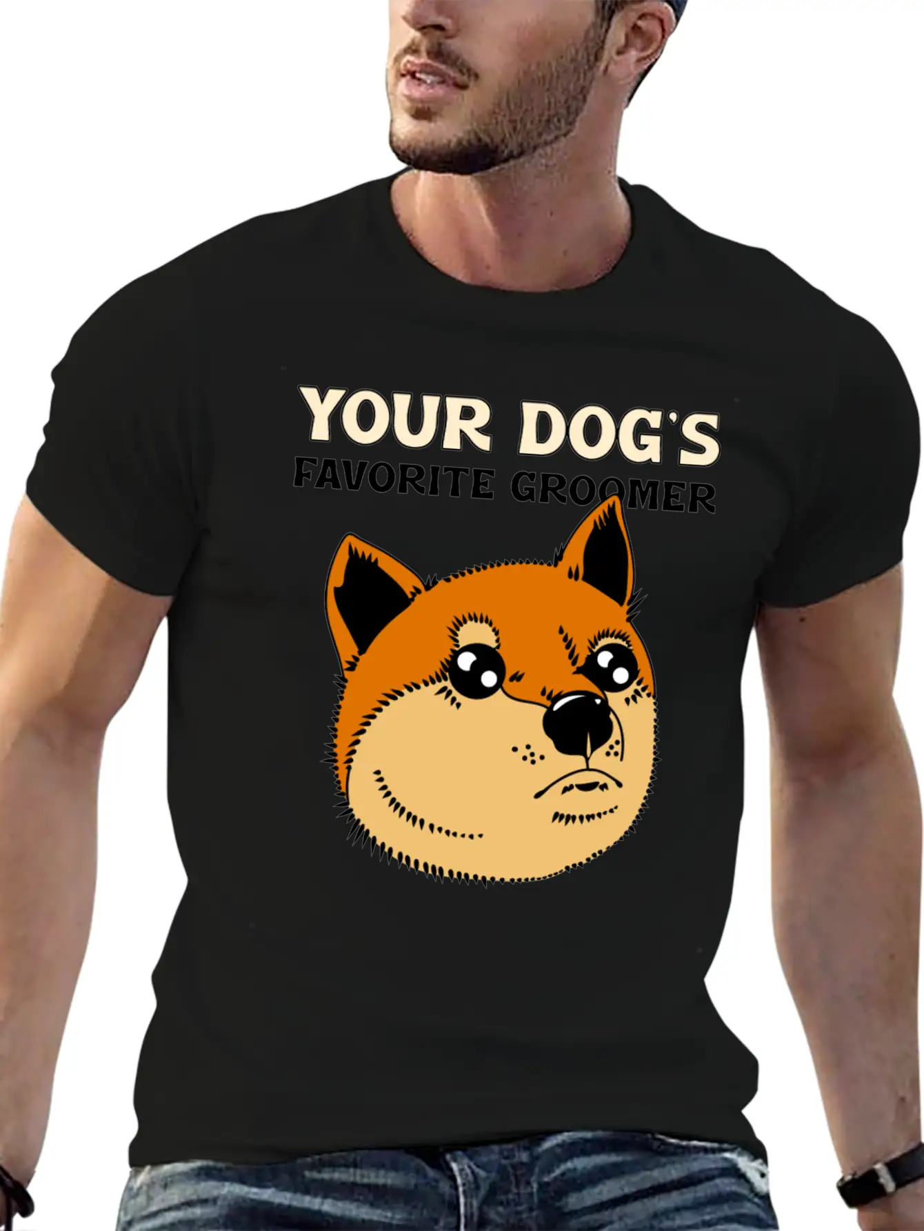 Your Dog S Favorite Groomer Basic Graphic T-Shirt – Daily Comfort In Soft Cotton