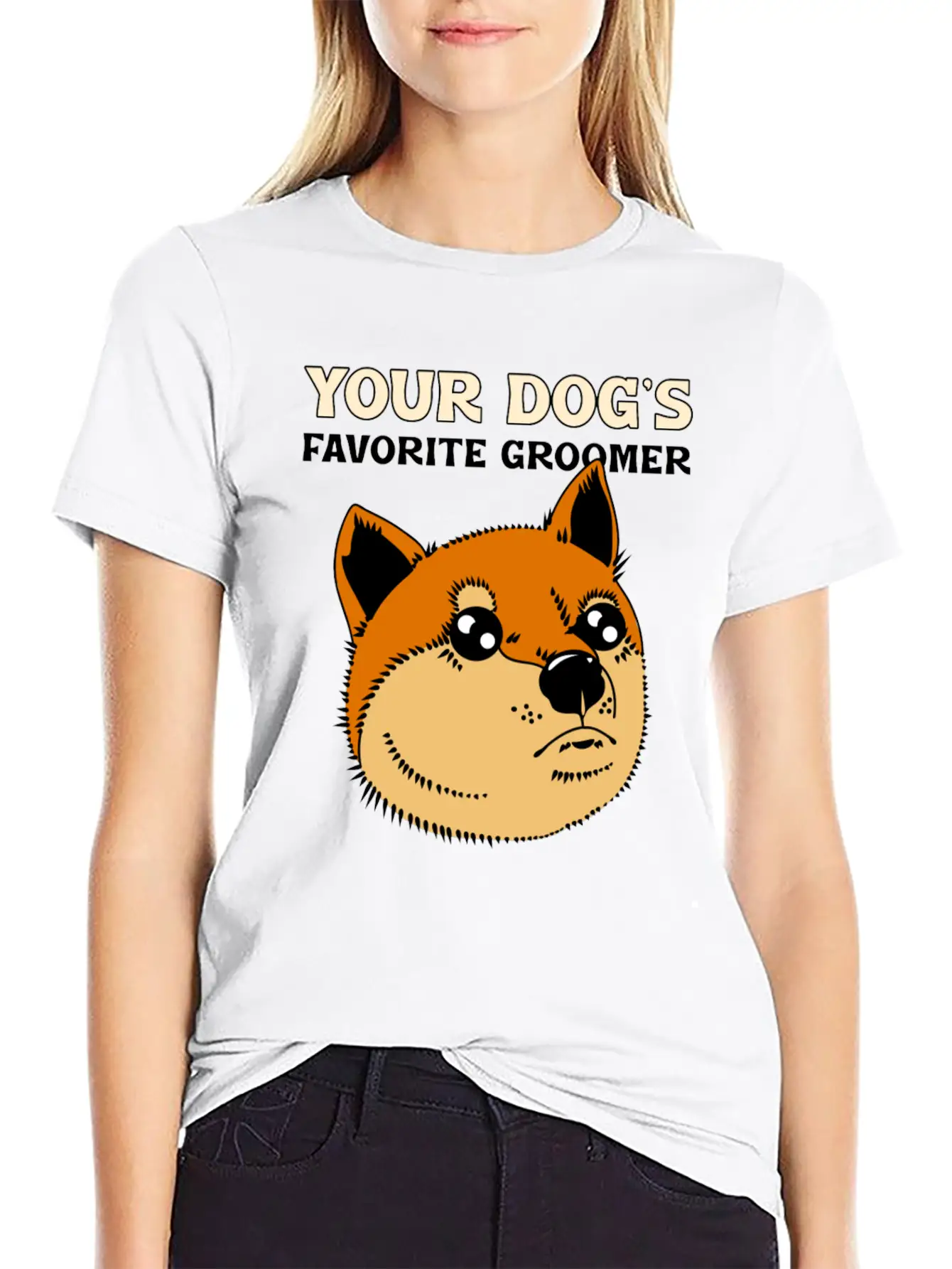 Your Dog S Favorite Groomer Basic Graphic T-Shirt – Daily Comfort In Soft Cotton