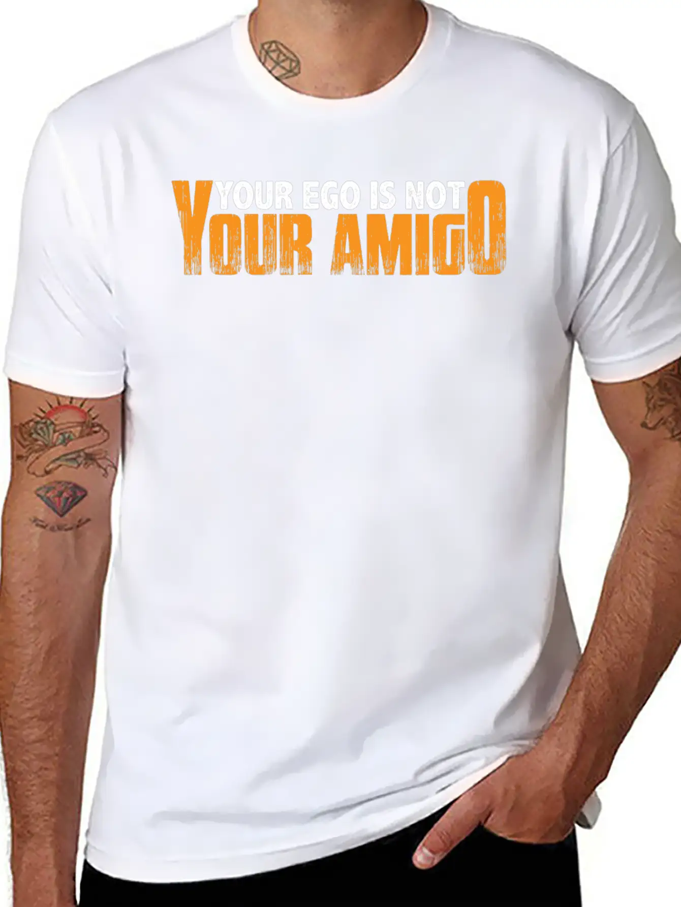 Your Ego Is Not Your Amigo 23 Unisex Short Sleeve Soft Cotton T-Shirt – Casual Everyday Wear